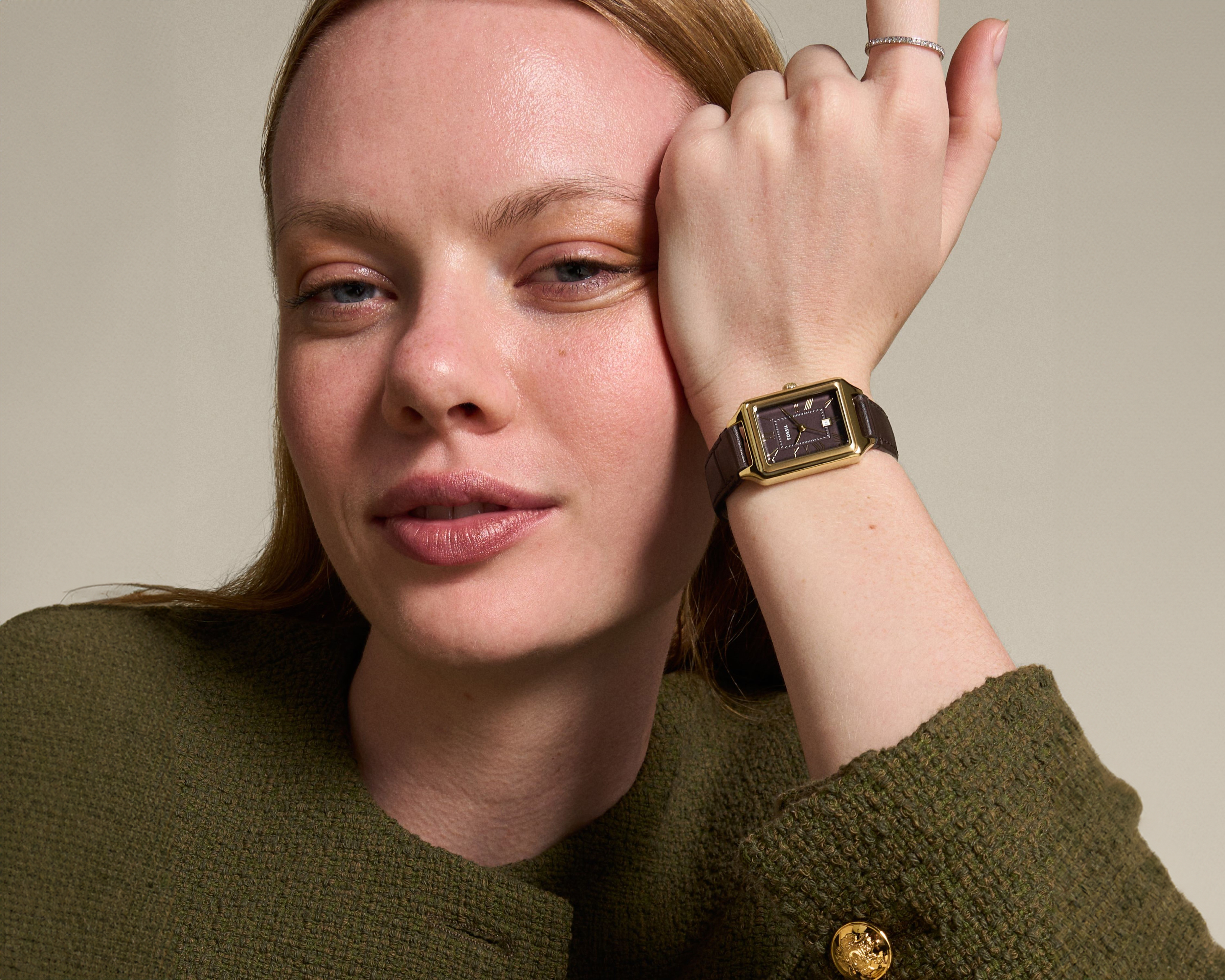 Foto 5 | Foto 5 | Reloj para Mujer Fossil Marrón ES5367