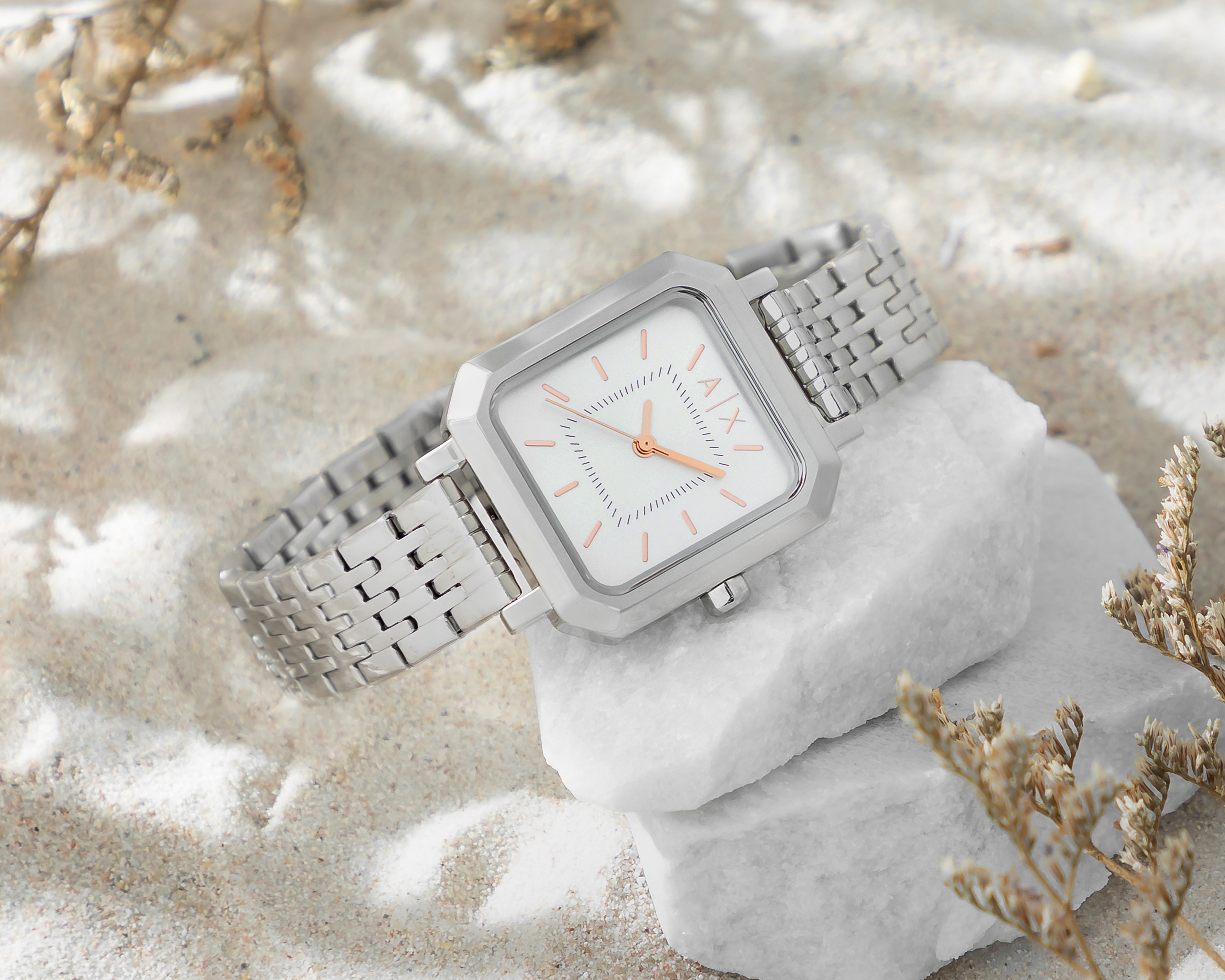 Foto 6 | Foto 6 | Reloj para Mujer Armani Exchange Plateado Leila