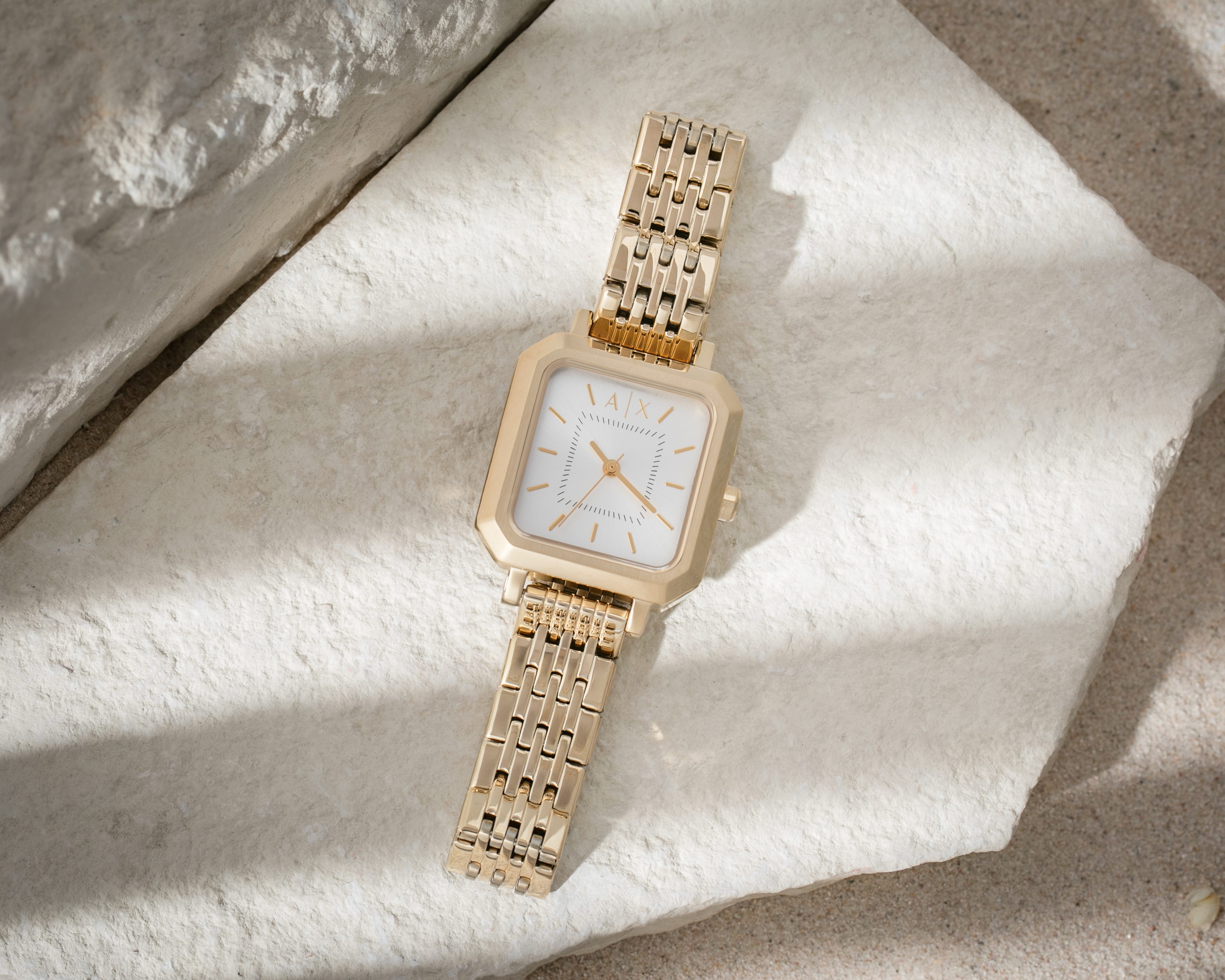 Foto 7 | Foto 7 | Reloj para Mujer Armani Exchange Dorado Leila