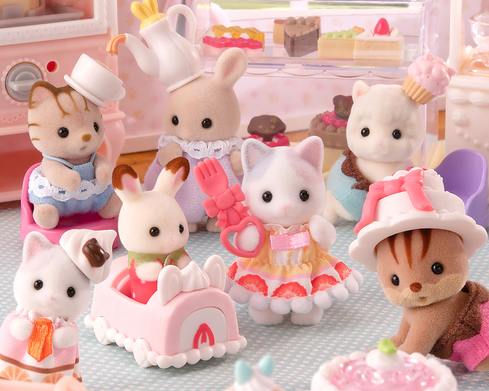 Foto 9 pulgar | Foto 8 | Ternurines Figura Sorpresa Sylvanian Families Baking Baby Party