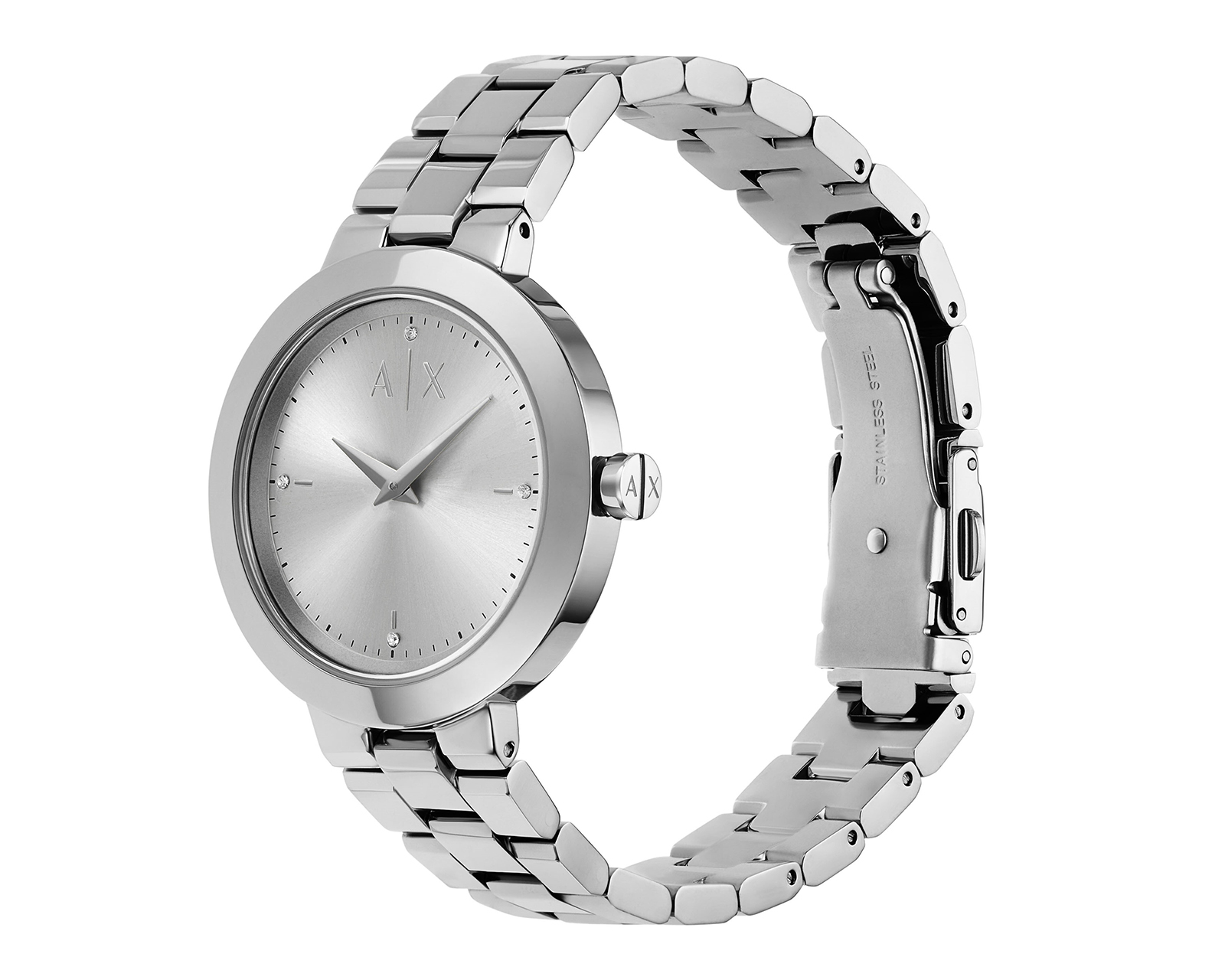 Foto 5 pulgar | Foto 4 | Reloj para Mujer Armani Exchange Plateado AX5170