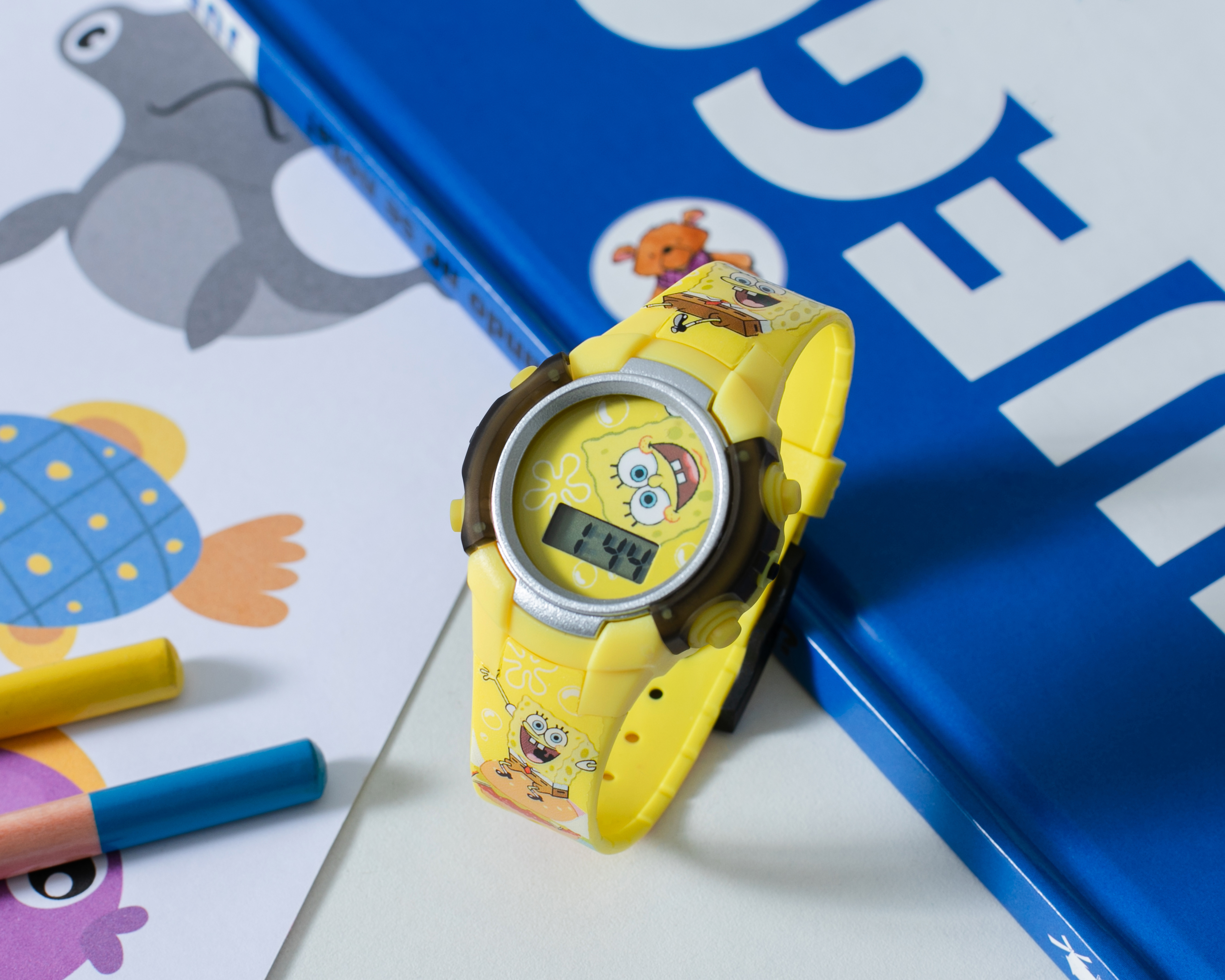 Foto 7 pulgar | Foto 6 | Reloj para Niña Bob Esponja Amarillo SGB4152AZ