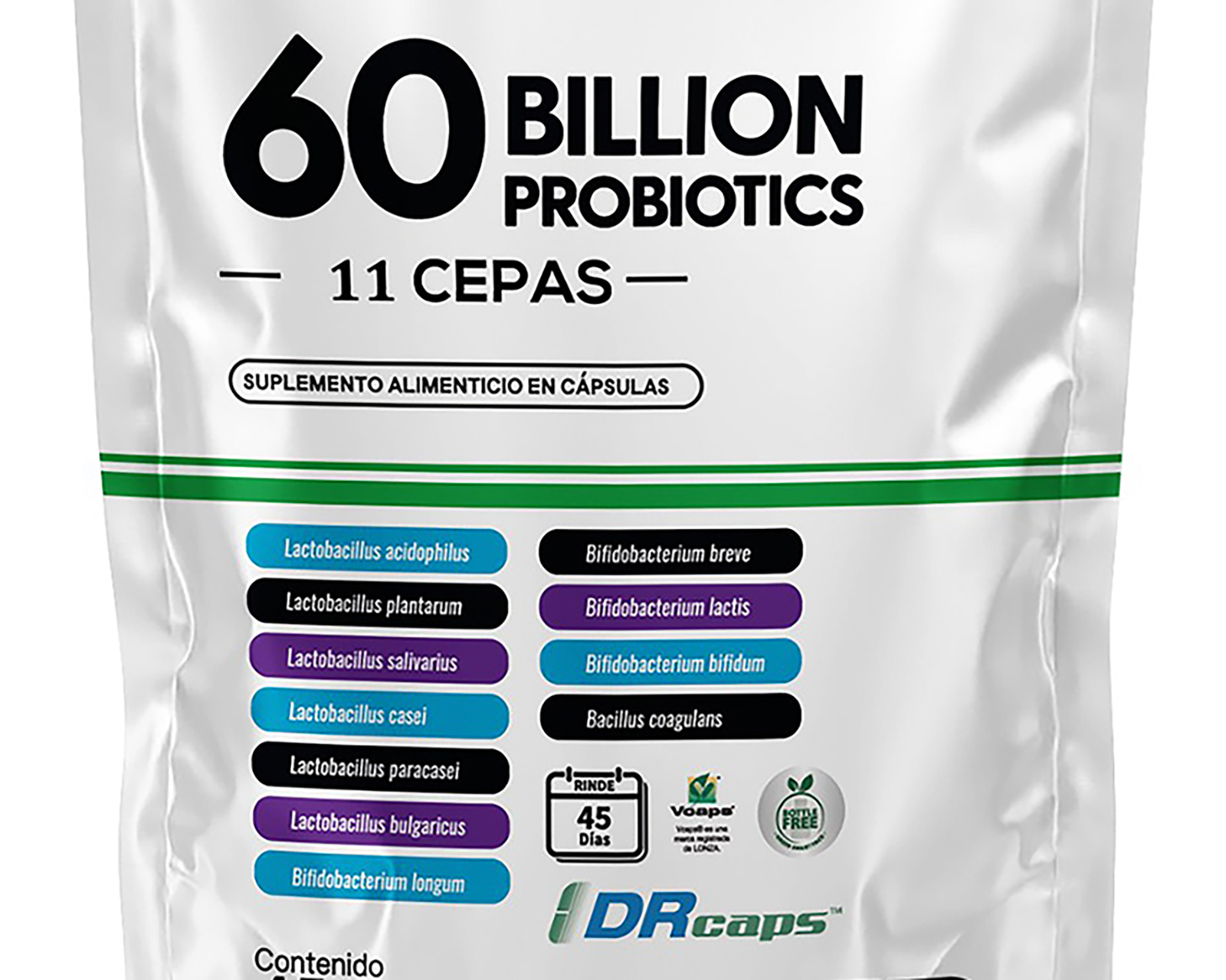 Foto 2 | Foto 2 | Suplemento Alimenticio Wellthy 60 Billions Probiotics 45 Cápsulas