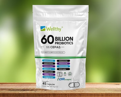 Foto 3 | Foto 3 | Suplemento Alimenticio Wellthy 60 Billions Probiotics 45 Cápsulas
