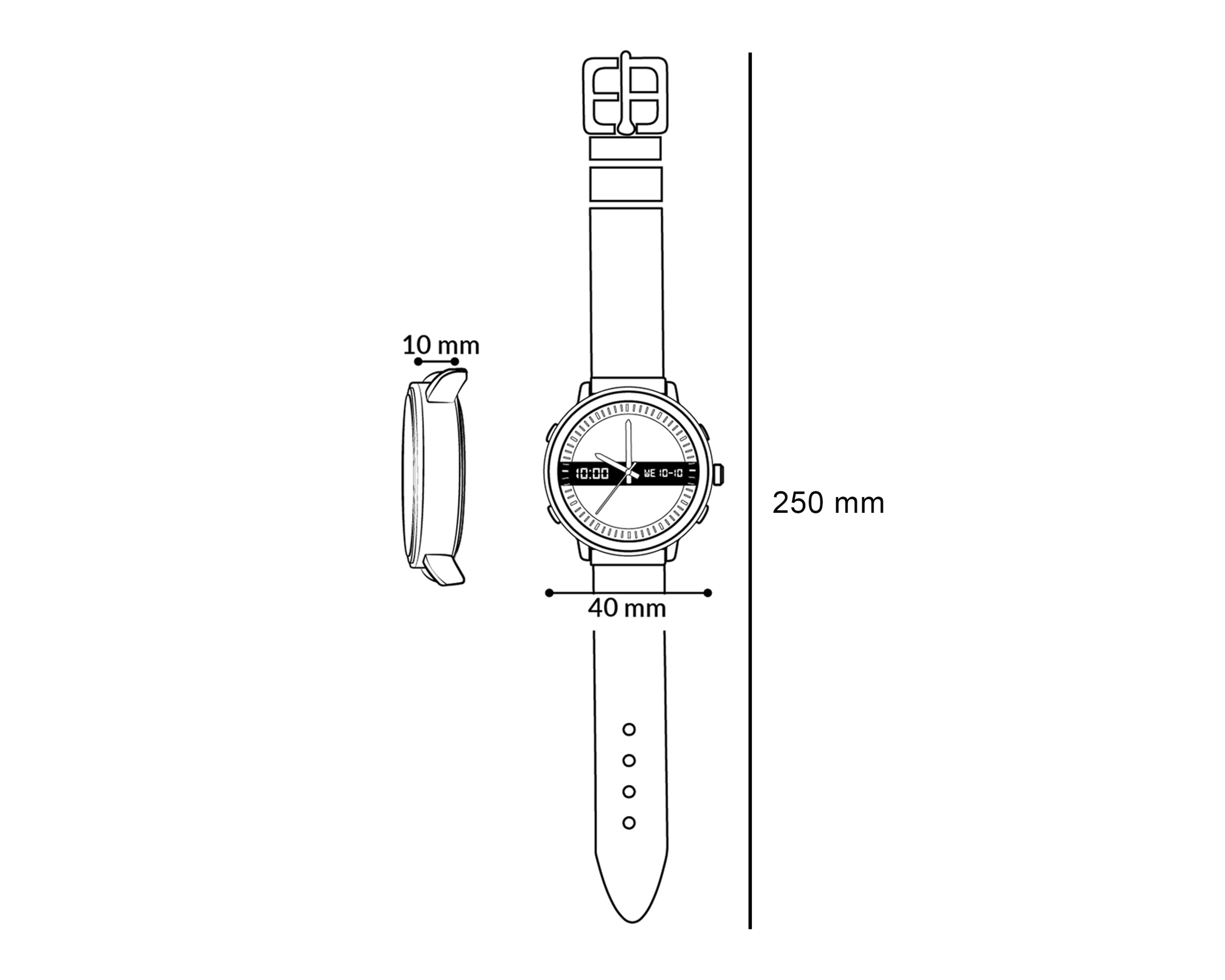 Foto 5 | Foto 5 | Reloj para Hombre Casio Negro MTP-V300L-1ACF
