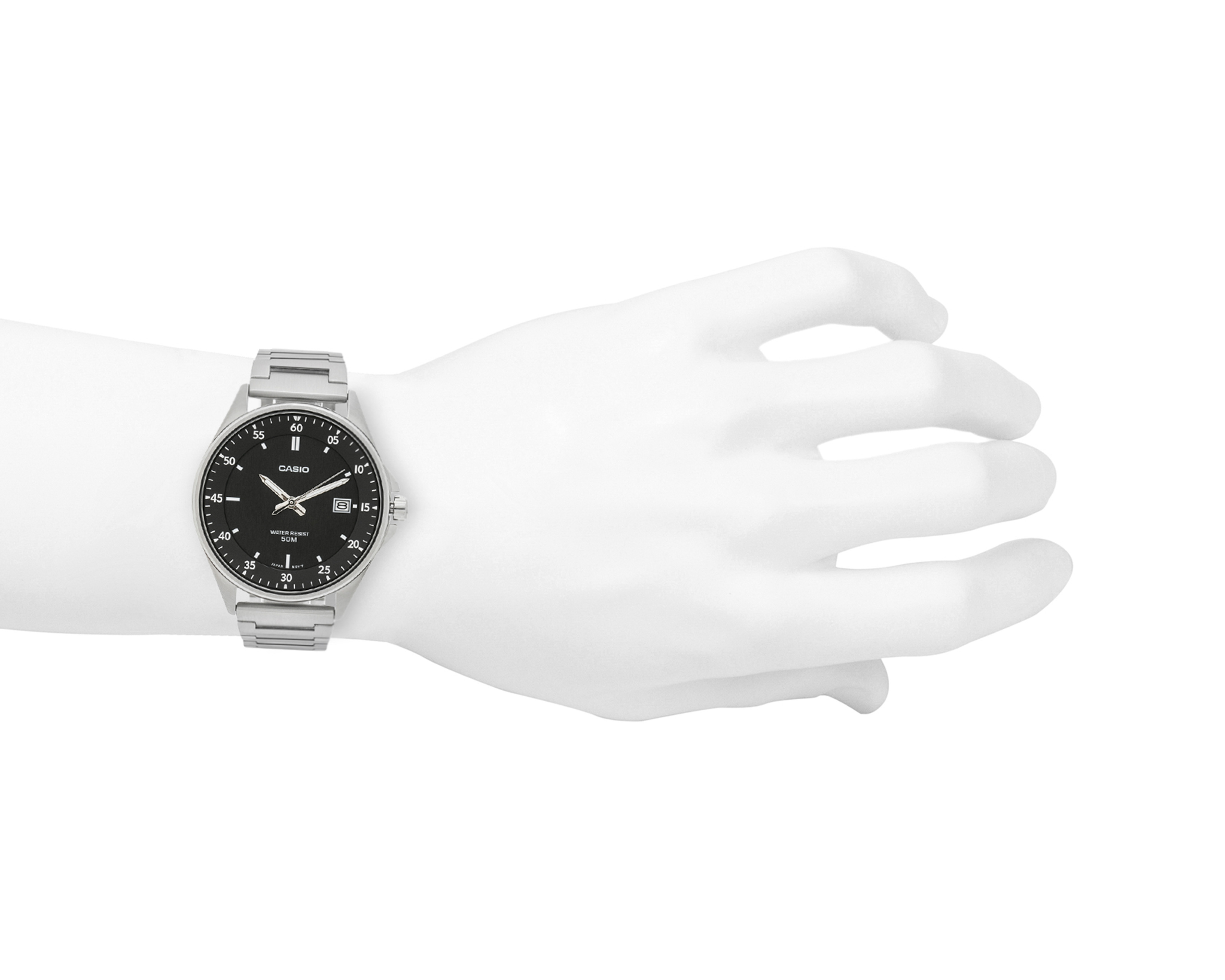 Foto 5 pulgar | Foto 4 | Reloj para Hombre Casio Plateado MTP-E705D-1EVCF