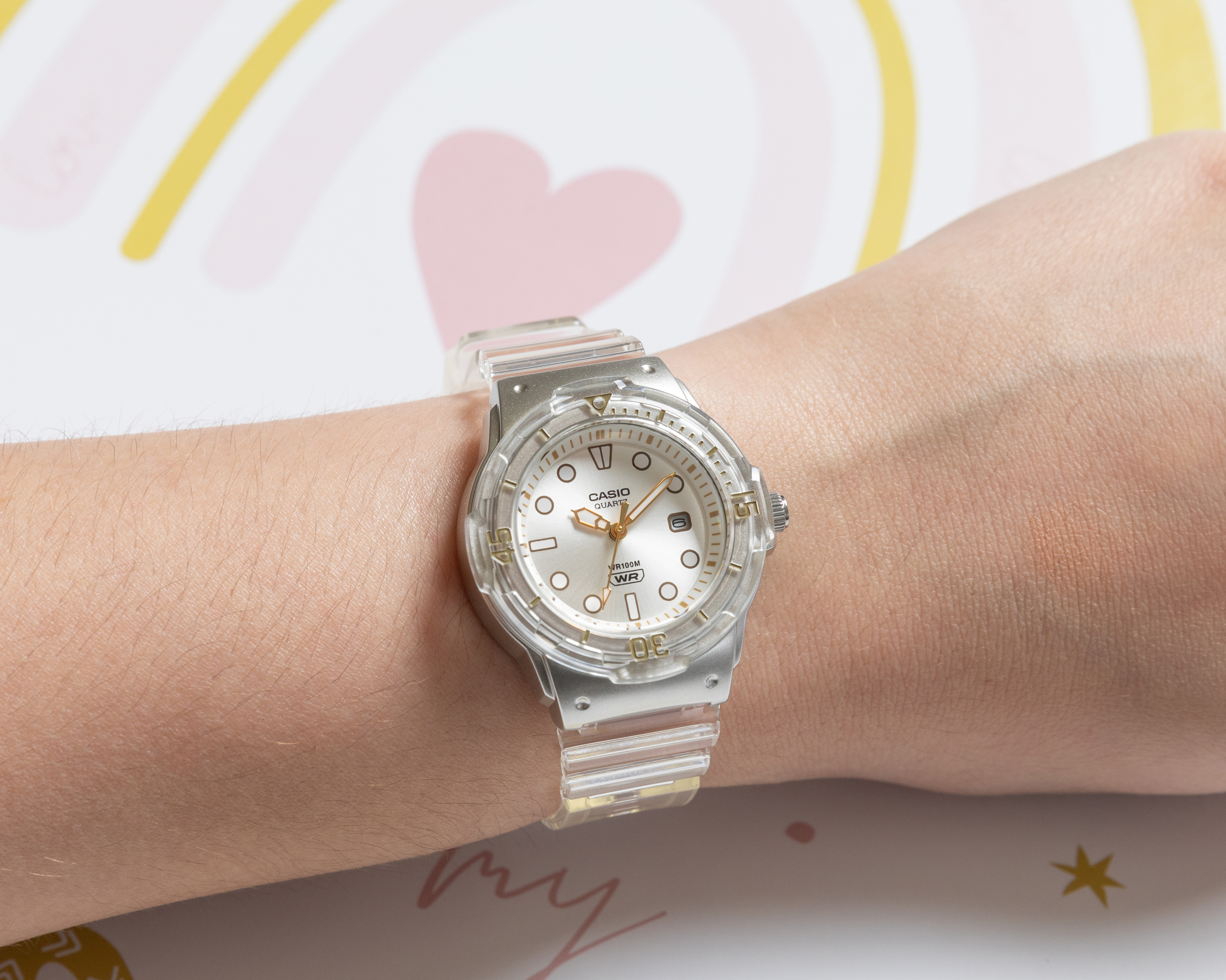 Foto 5 pulgar | Foto 4 | Reloj para Mujer Casio Transparente LRW-200HS-7EVCF