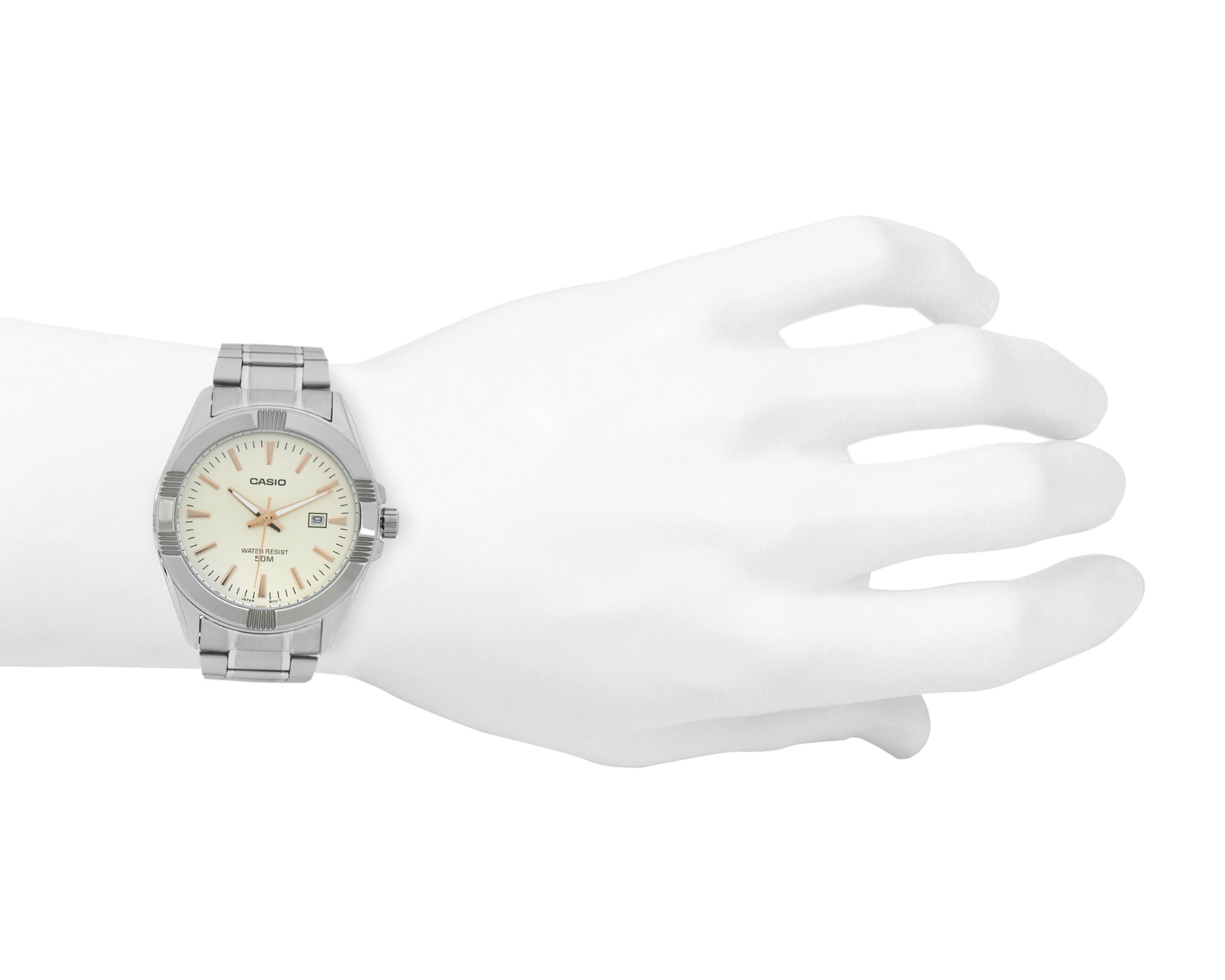 Foto 5 pulgar | Foto 4 | Reloj para Hombre Casio Plateado MTP-1308D-9AVCF