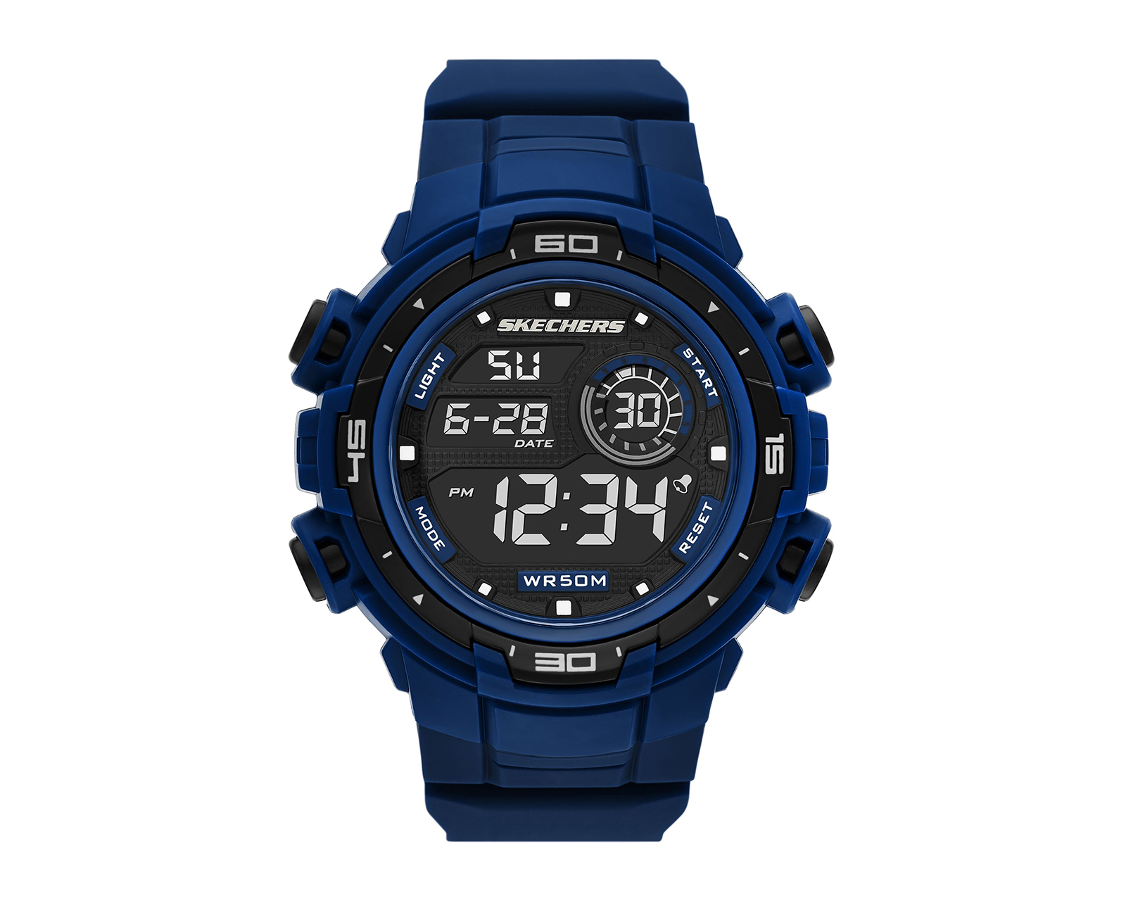 Foto 2 pulgar | Foto 1 | Reloj para Hombre Skechers Azul SR1178 E