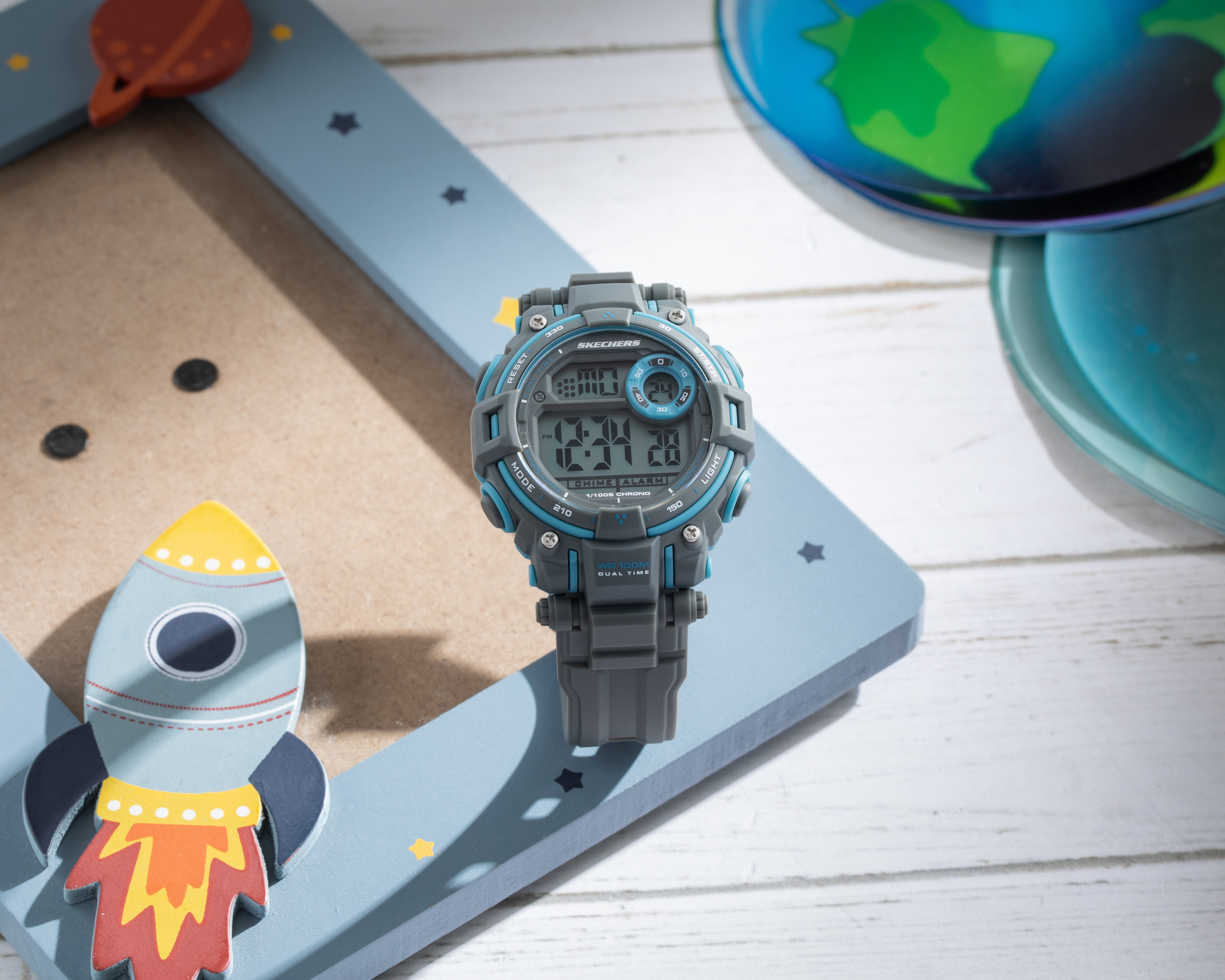 Foto 6 | Foto 6 | Reloj para Hombre Skechers Gris SR1180 E