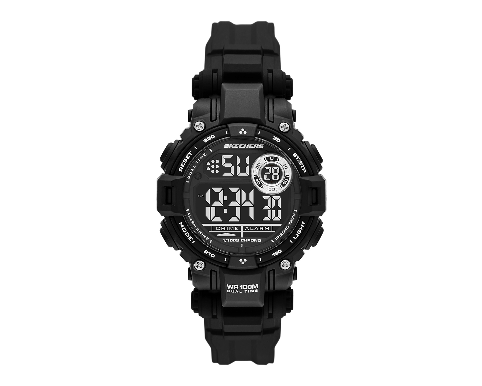 Foto 2 pulgar | Foto 1 | Reloj para Hombre Skechers Negro SR1179 E