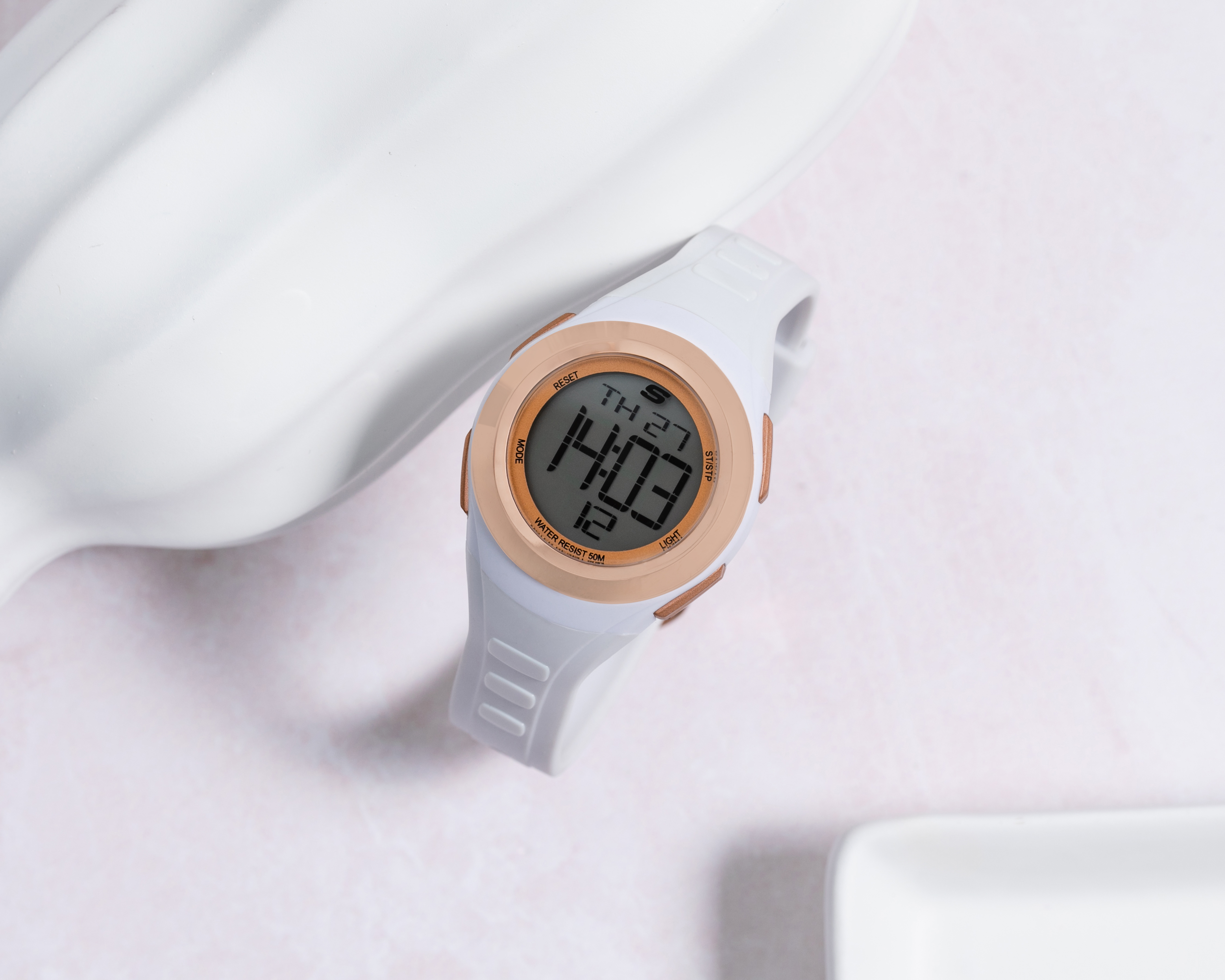 Foto 7 pulgar | Foto 6 | Reloj para Mujer Skechers Blanco SR2145 E