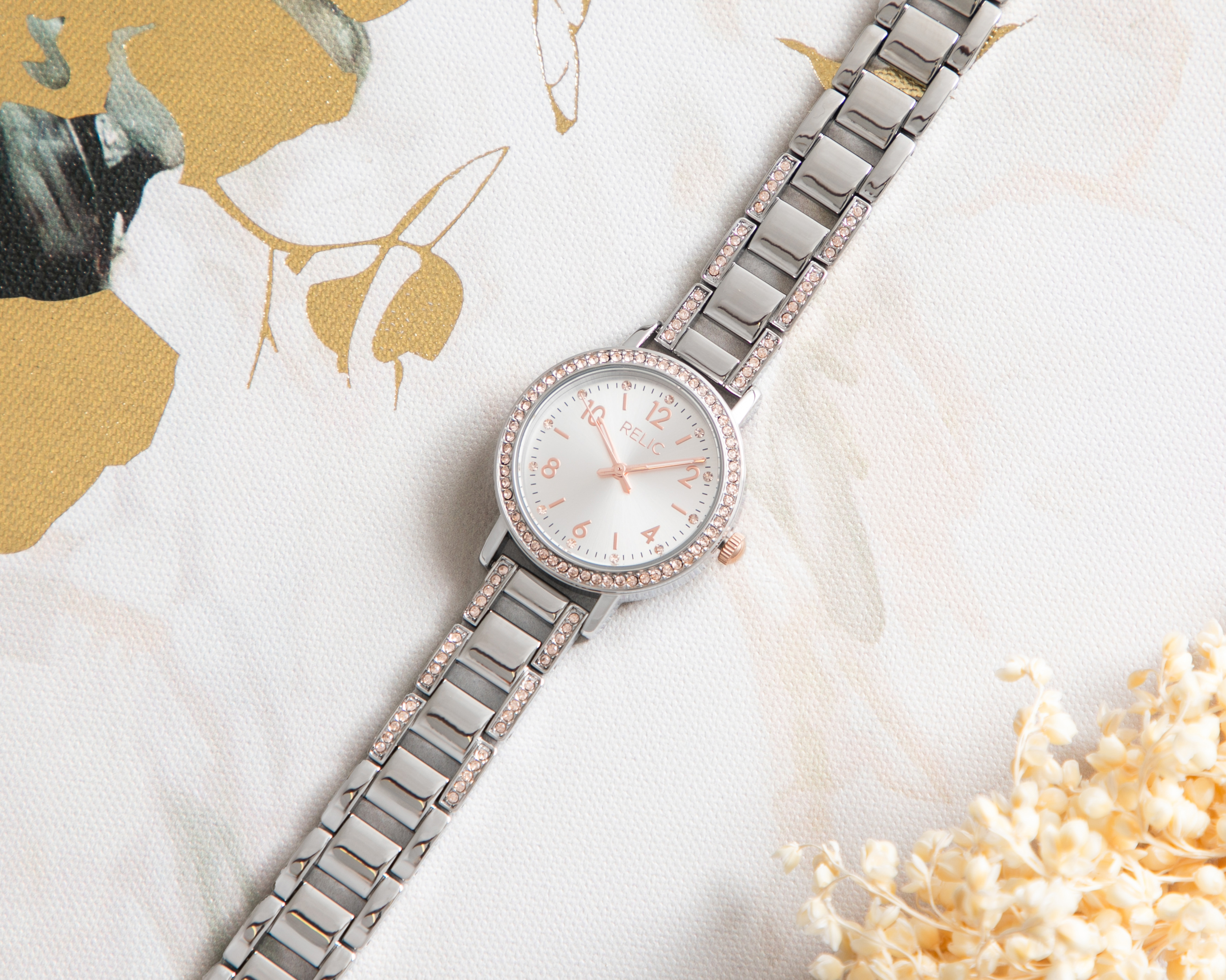 Foto 5 | Foto 5 | Reloj para Mujer Relic Plateado Harper ZR34661