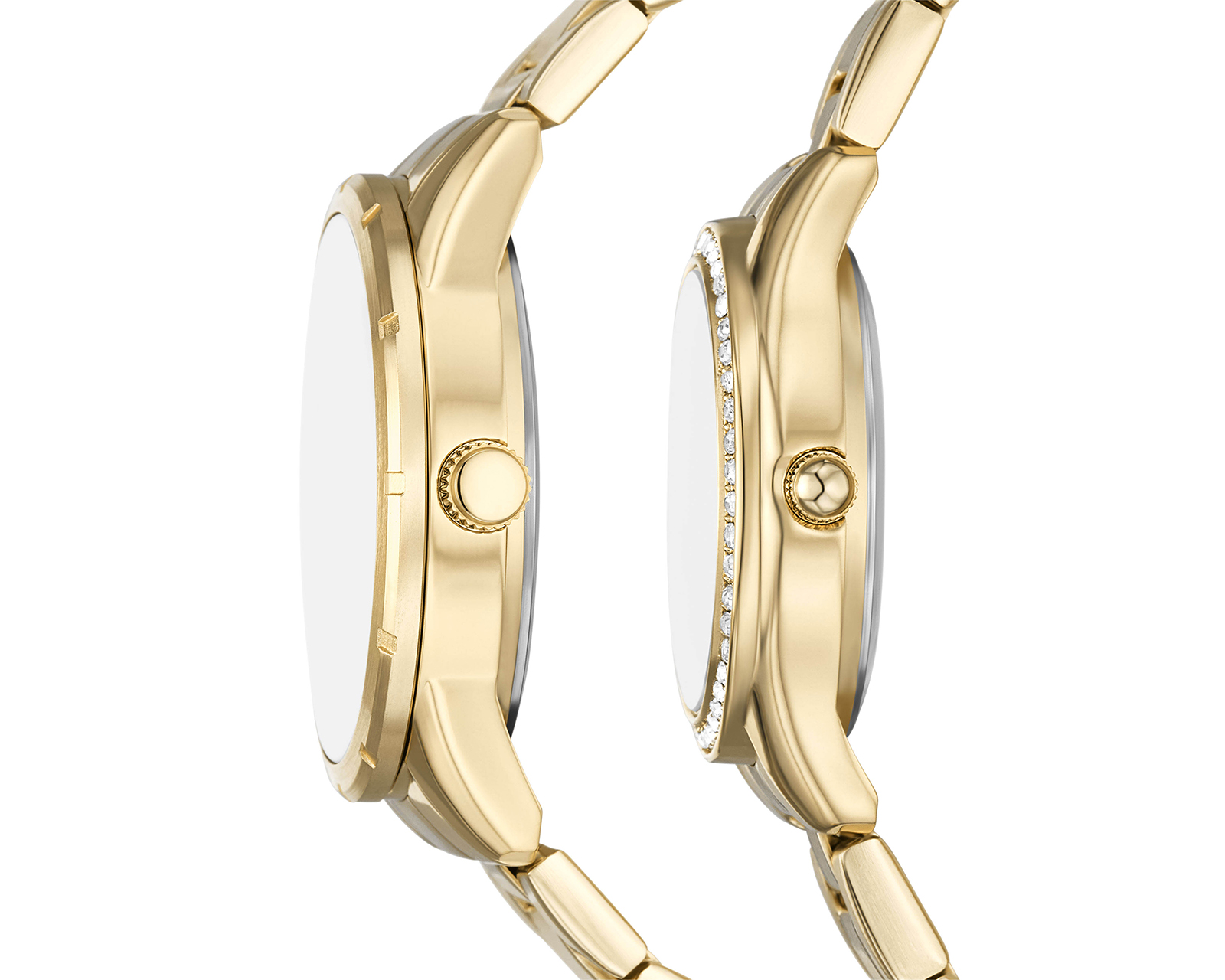 Foto 2 | Foto 2 | Set de Relojes Pareja Mujer y Hombre Relic Dorado ZR97016