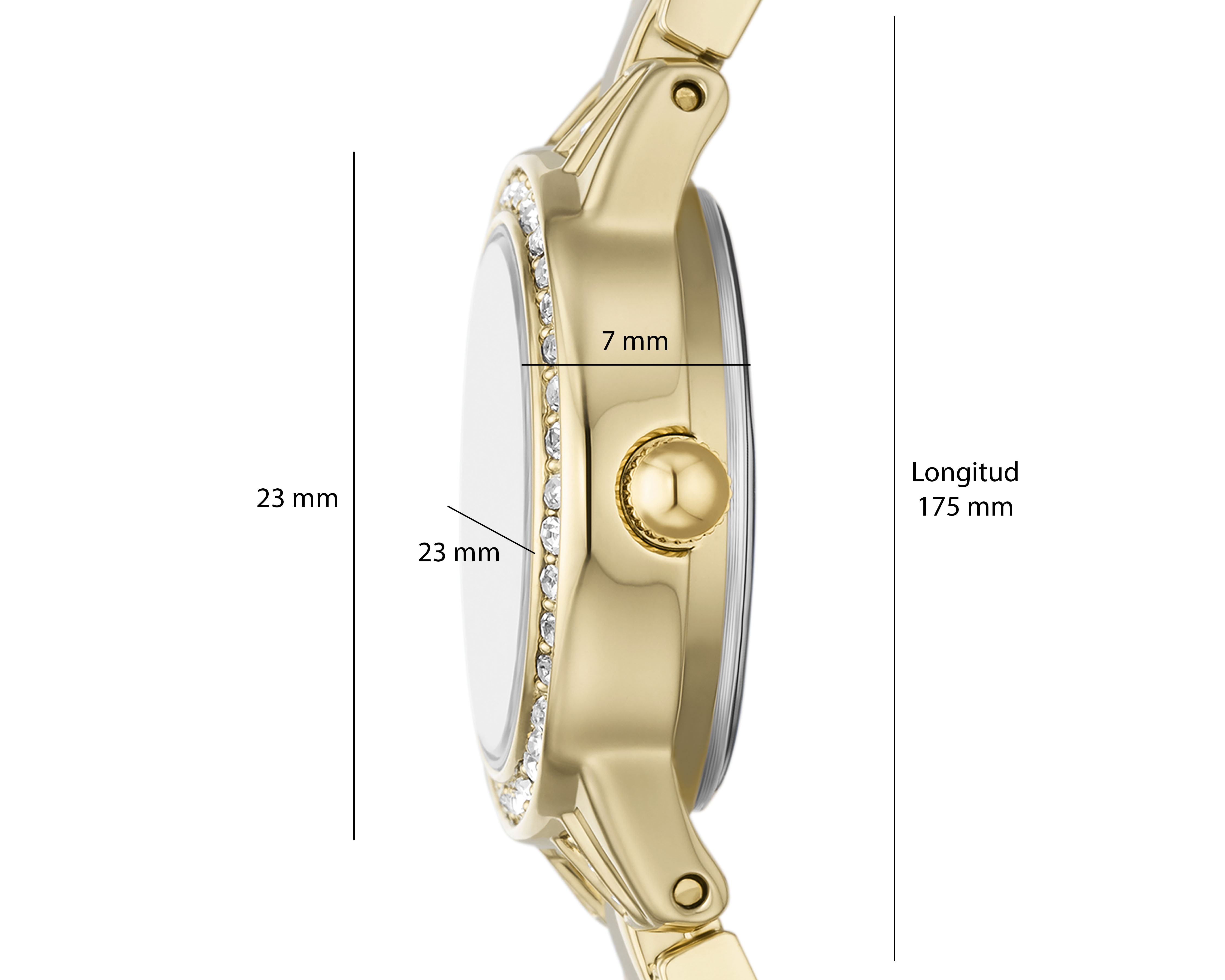 Foto 5 | Foto 5 | Reloj para Mujer Relic Dorado ZR34506