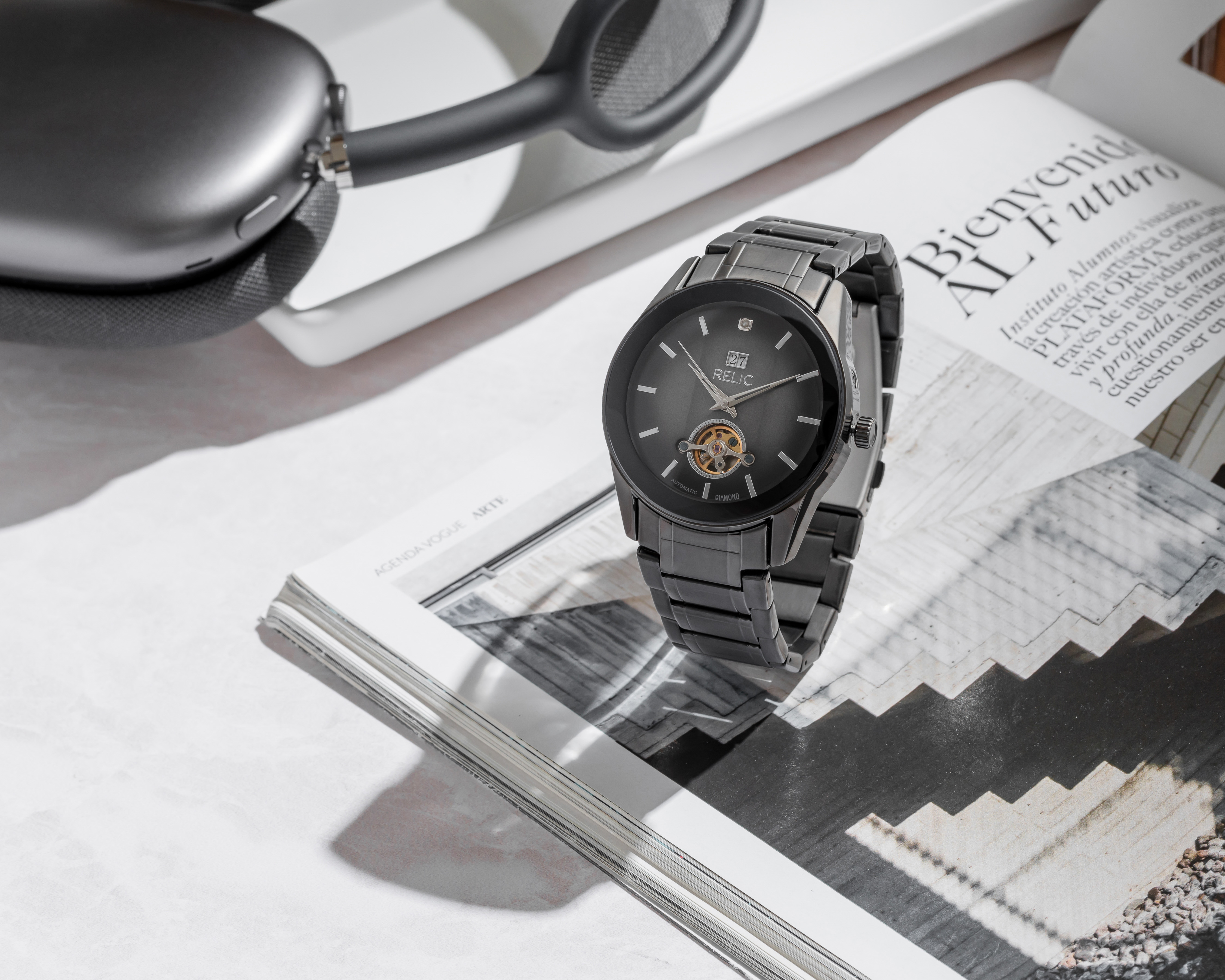 Foto 5 | Foto 5 | Reloj para Hombre Relic Gris ZR77338