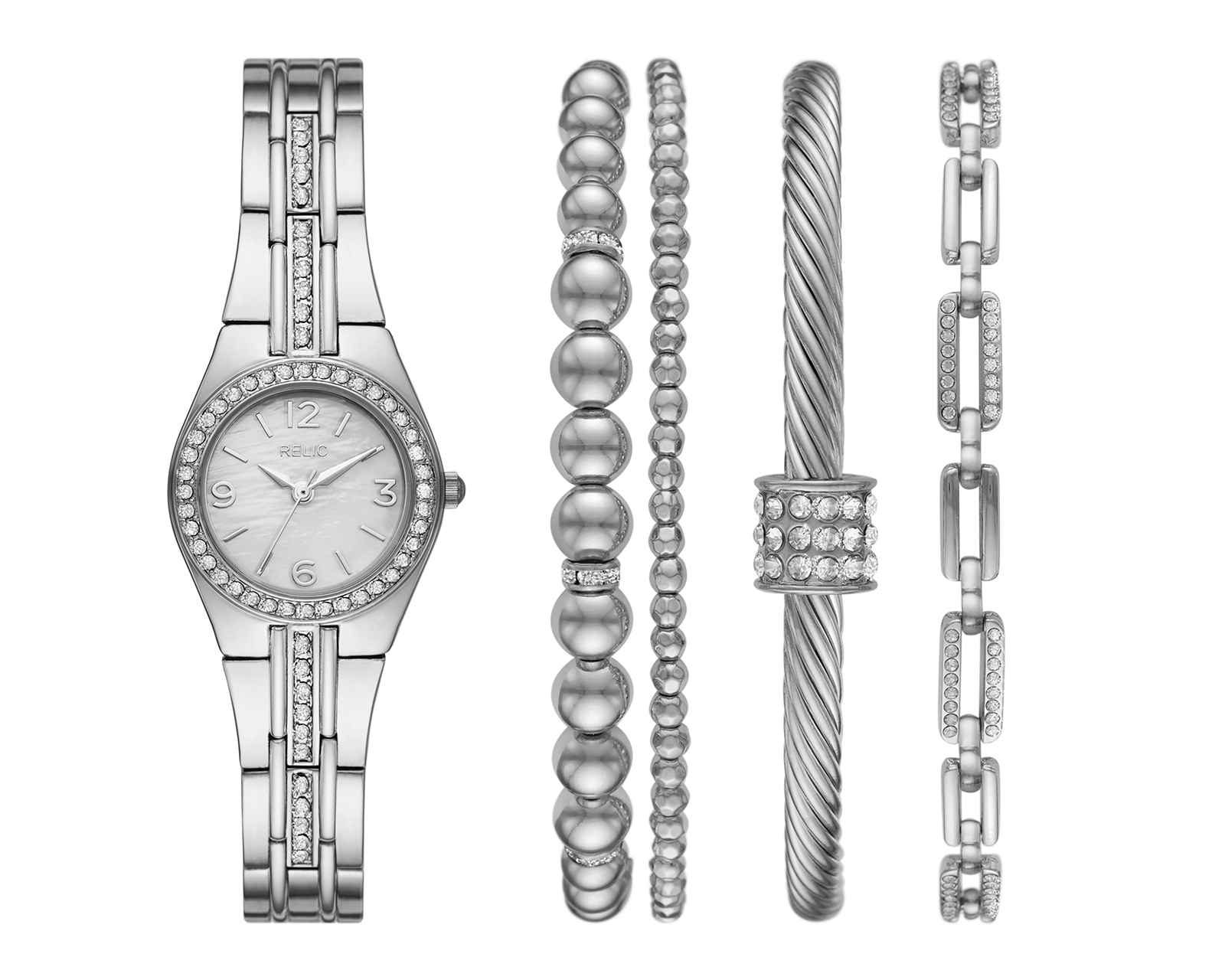 Foto 2 pulgar | Foto 1 | Reloj para Mujer Relic Plateado ZR97007