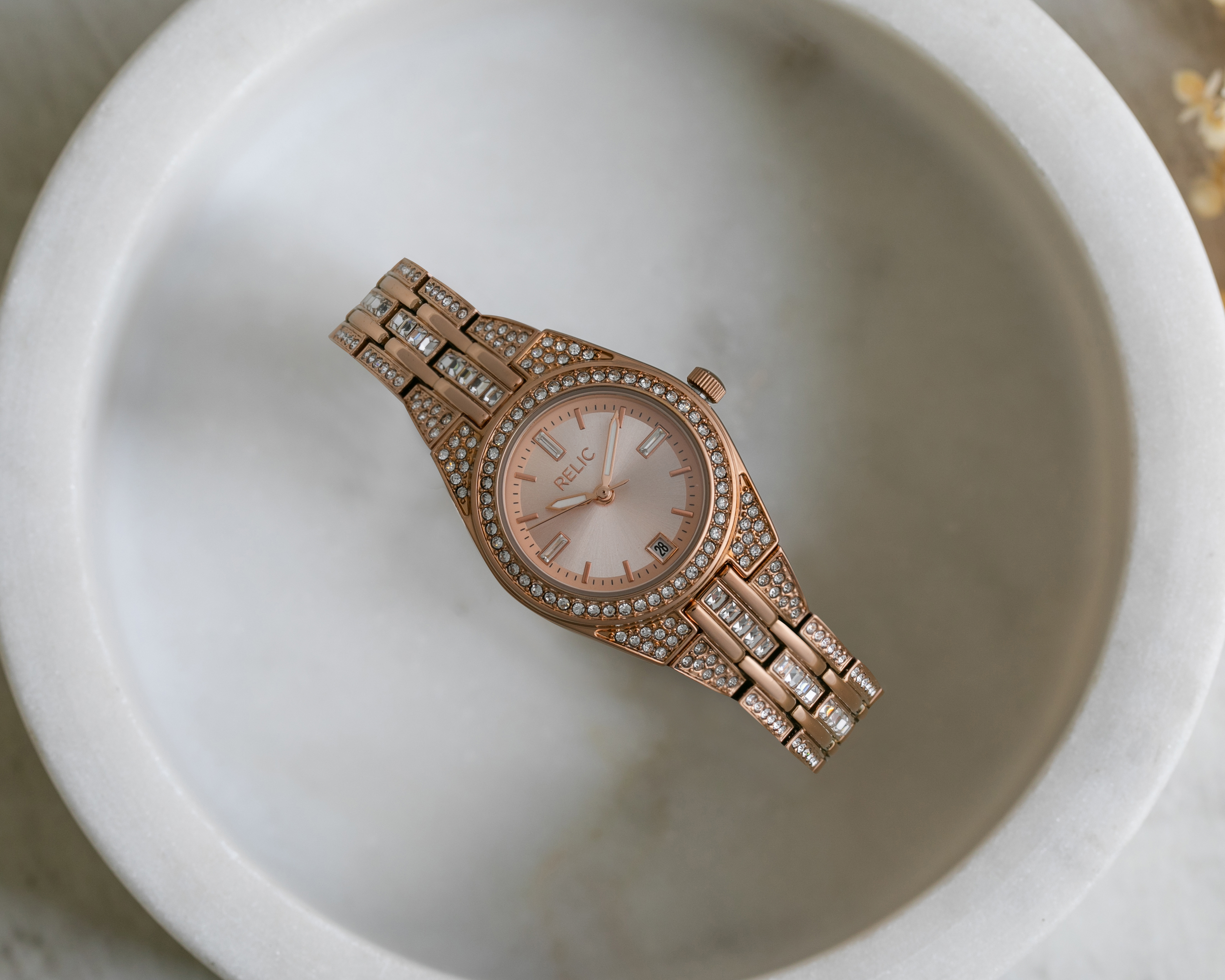 Foto 6 pulgar | Foto 5 | Reloj para Mujer Relic Oro Rosa ZR12671