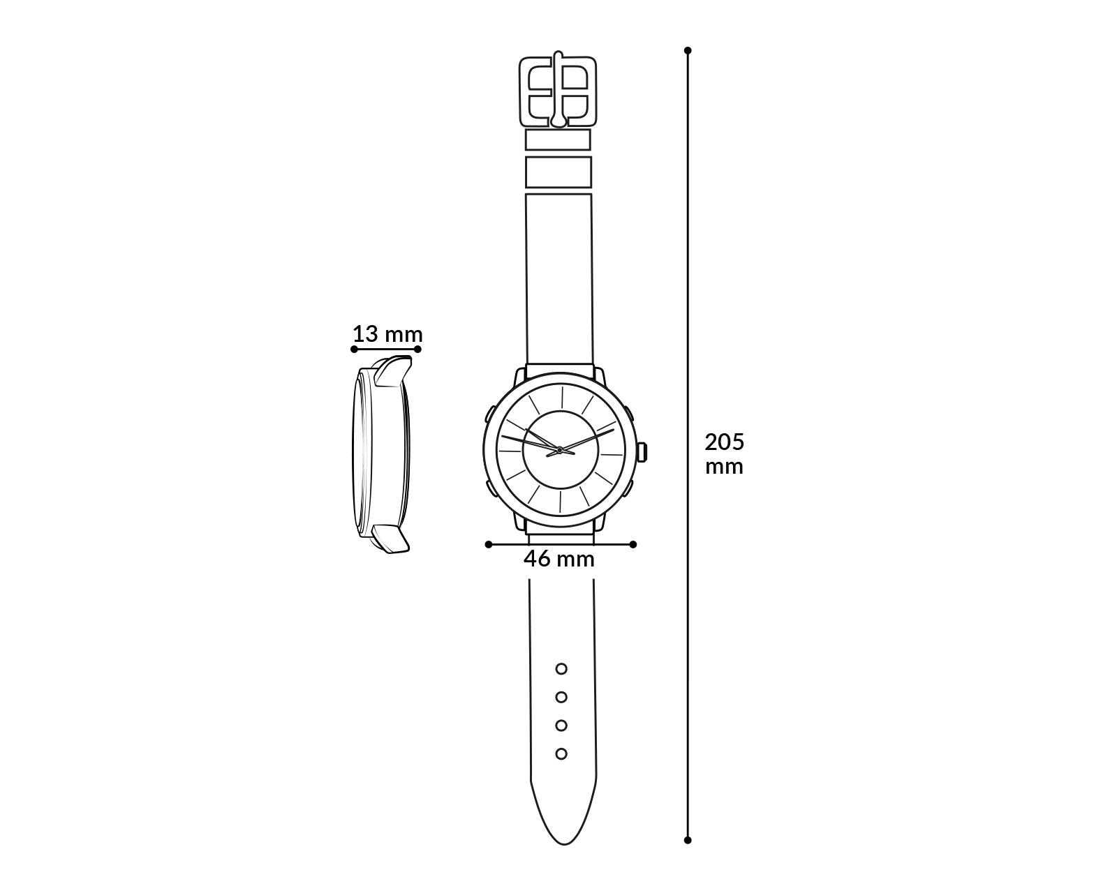 Foto 6 | Foto 6 | Reloj para Hombre Skechers Negro SR5218