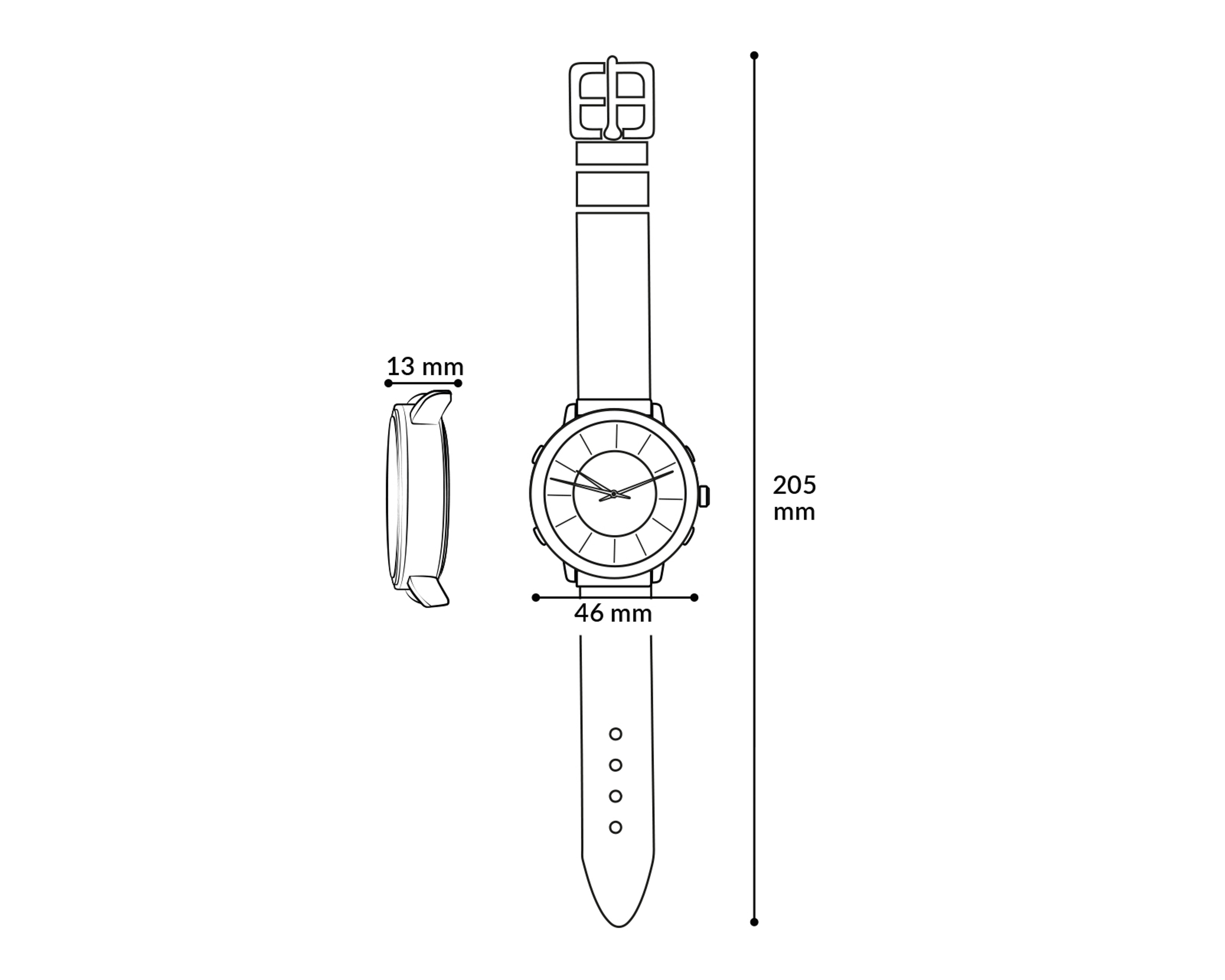 Foto 7 | Foto 7 | Reloj para Hombre Skechers Negro SR5218