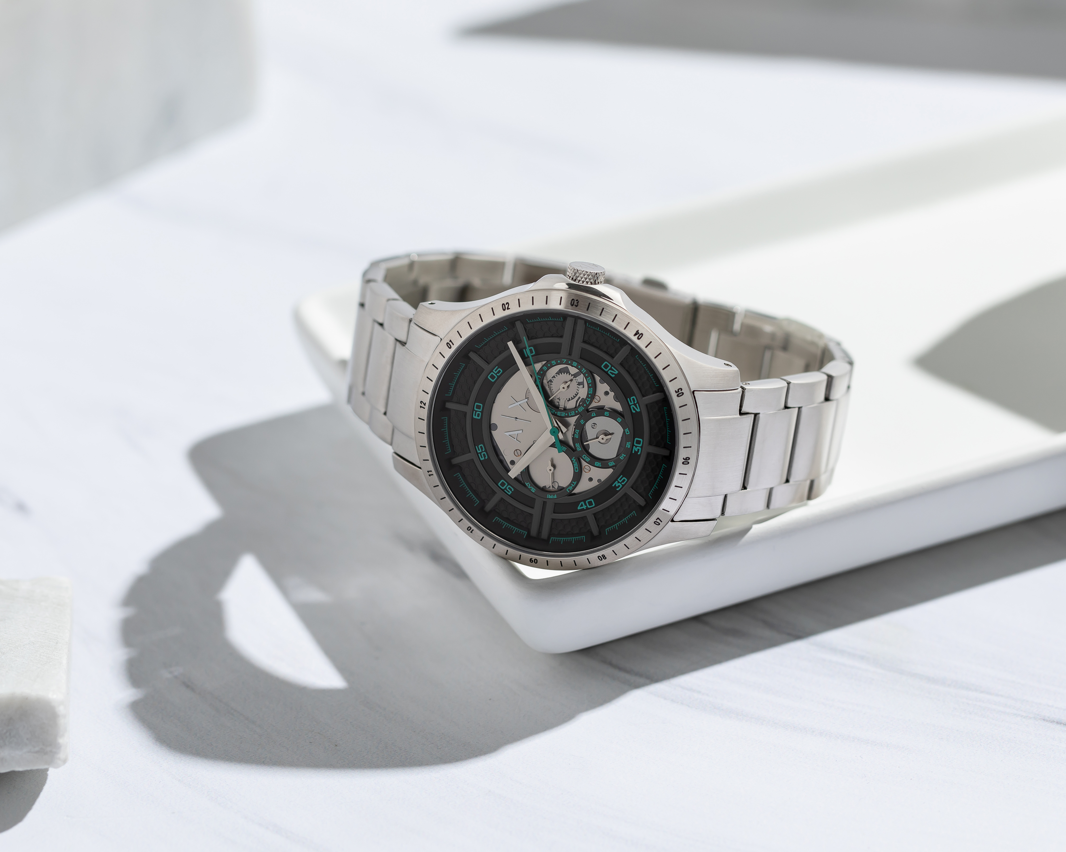 Foto 9 pulgar | Foto 8 | Reloj para Hombre Armani Exchange Plateado AX2459