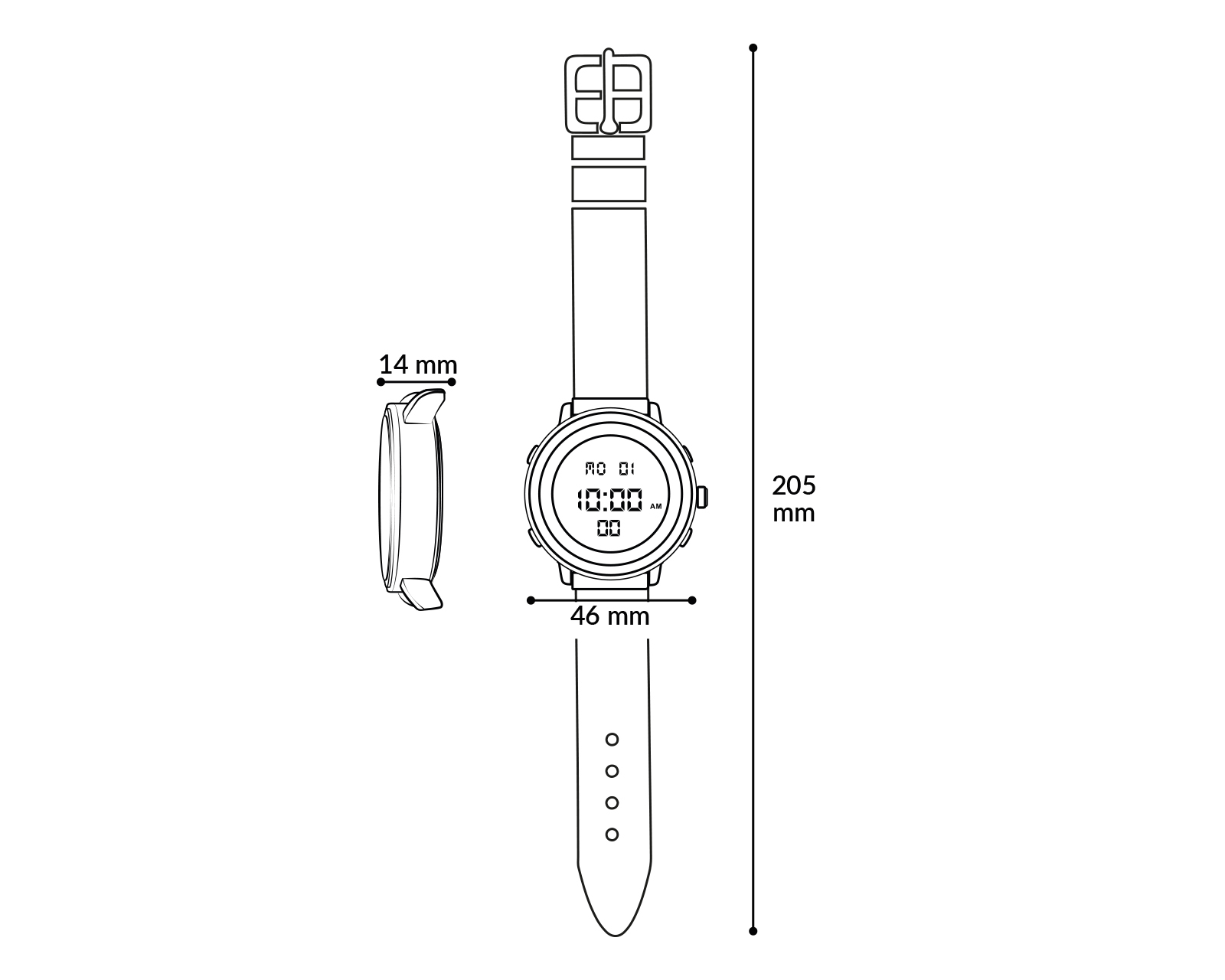 Foto 7 | Foto 8 | Reloj para Hombre Skechers Verde SR5223