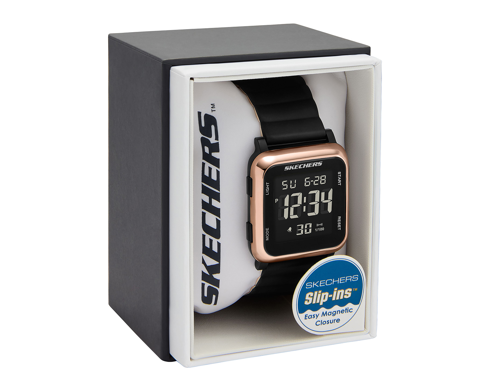 Foto 7 | Foto 7 | Reloj para Mujer Skechers SR6311 Negro