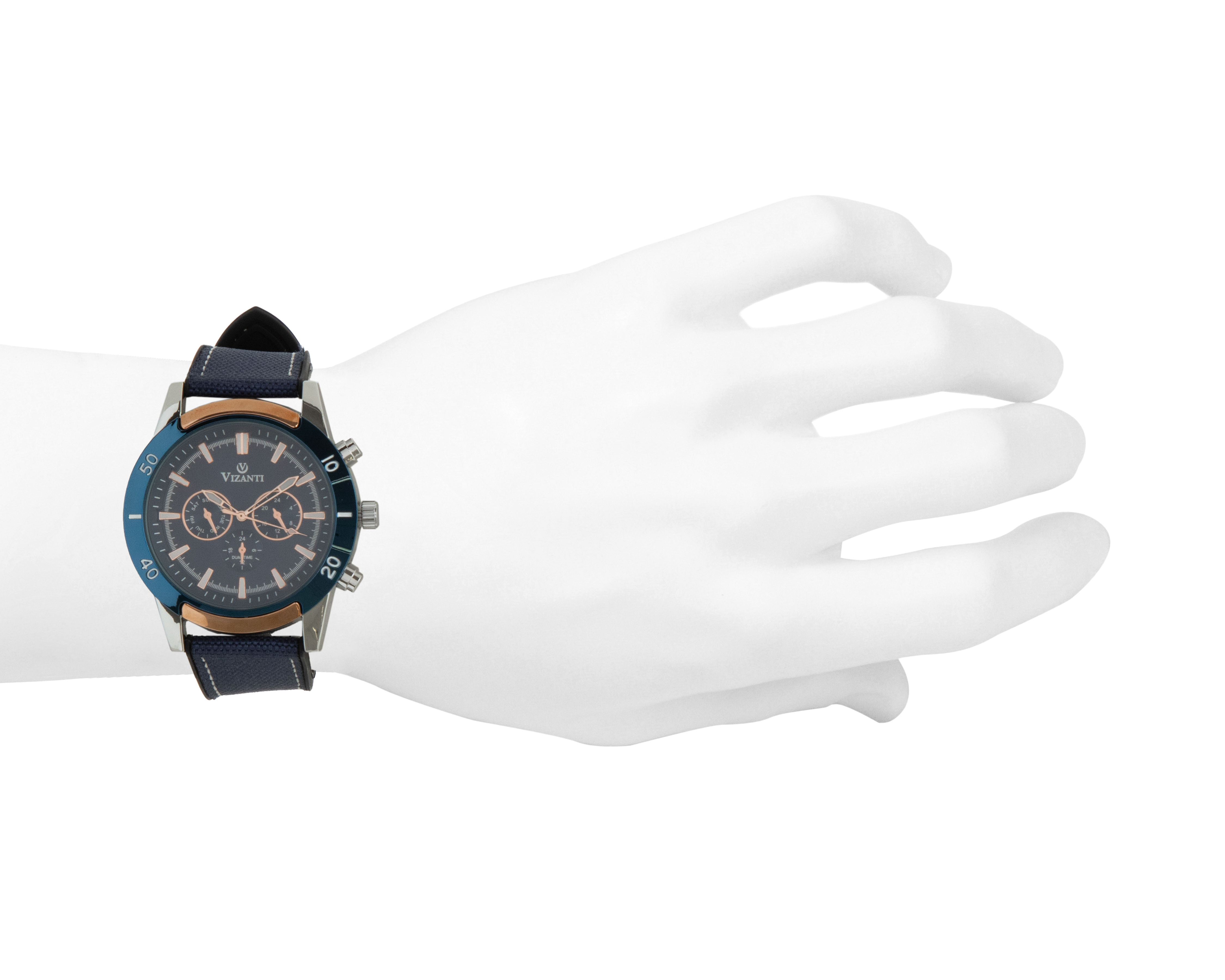 Foto 4 | Foto 4 | Reloj para Hombre Vizanti Azul VC4059AZ