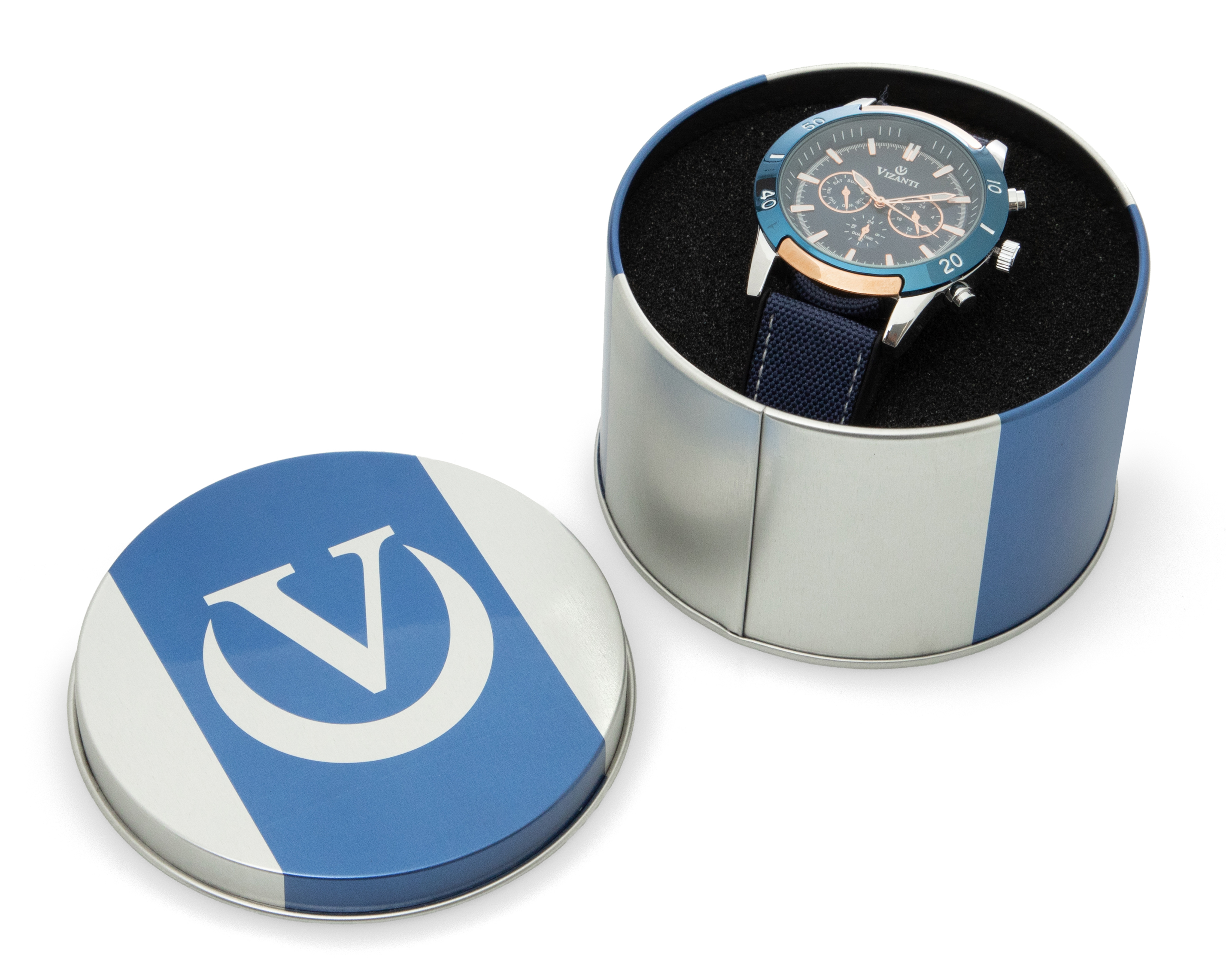 Foto 6 pulgar | Foto 5 | Reloj para Hombre Vizanti Azul VC4059AZ