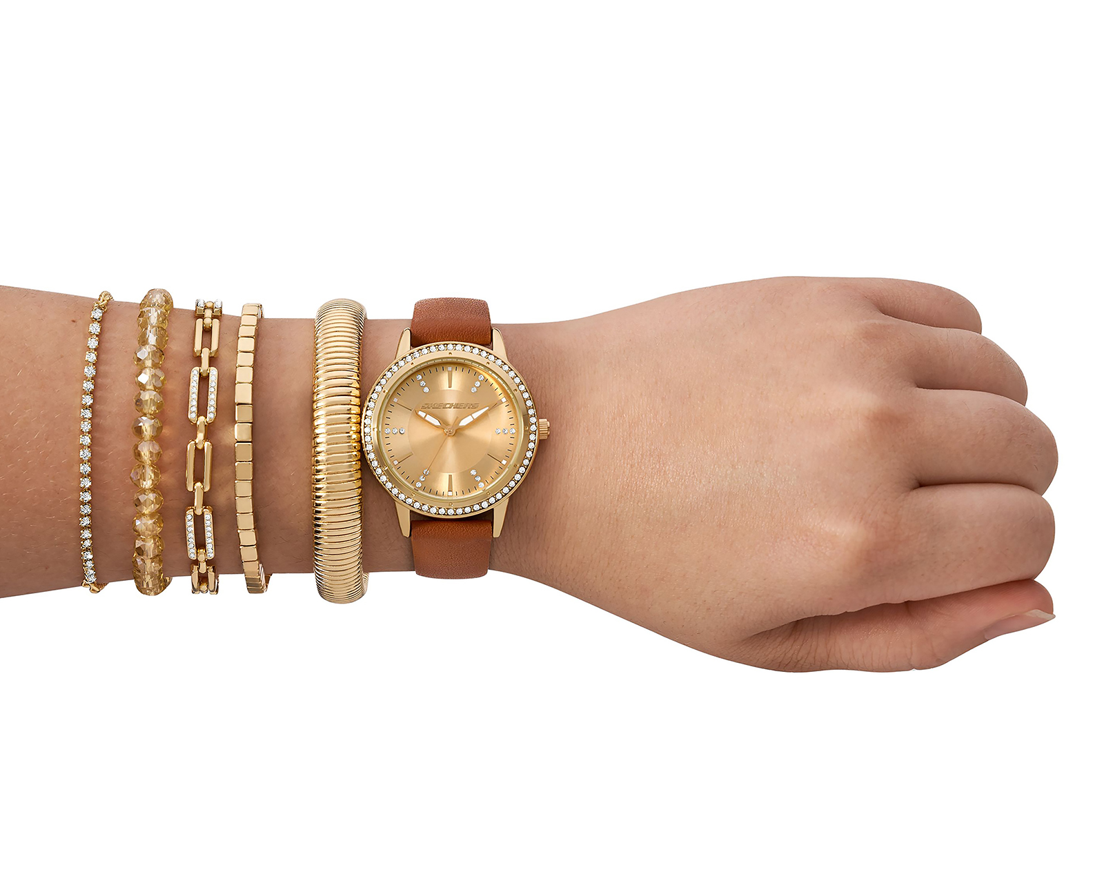 Foto 7 pulgar | Foto 6 | Reloj para Mujer Skechers SR9126 con 5 Accesorios
