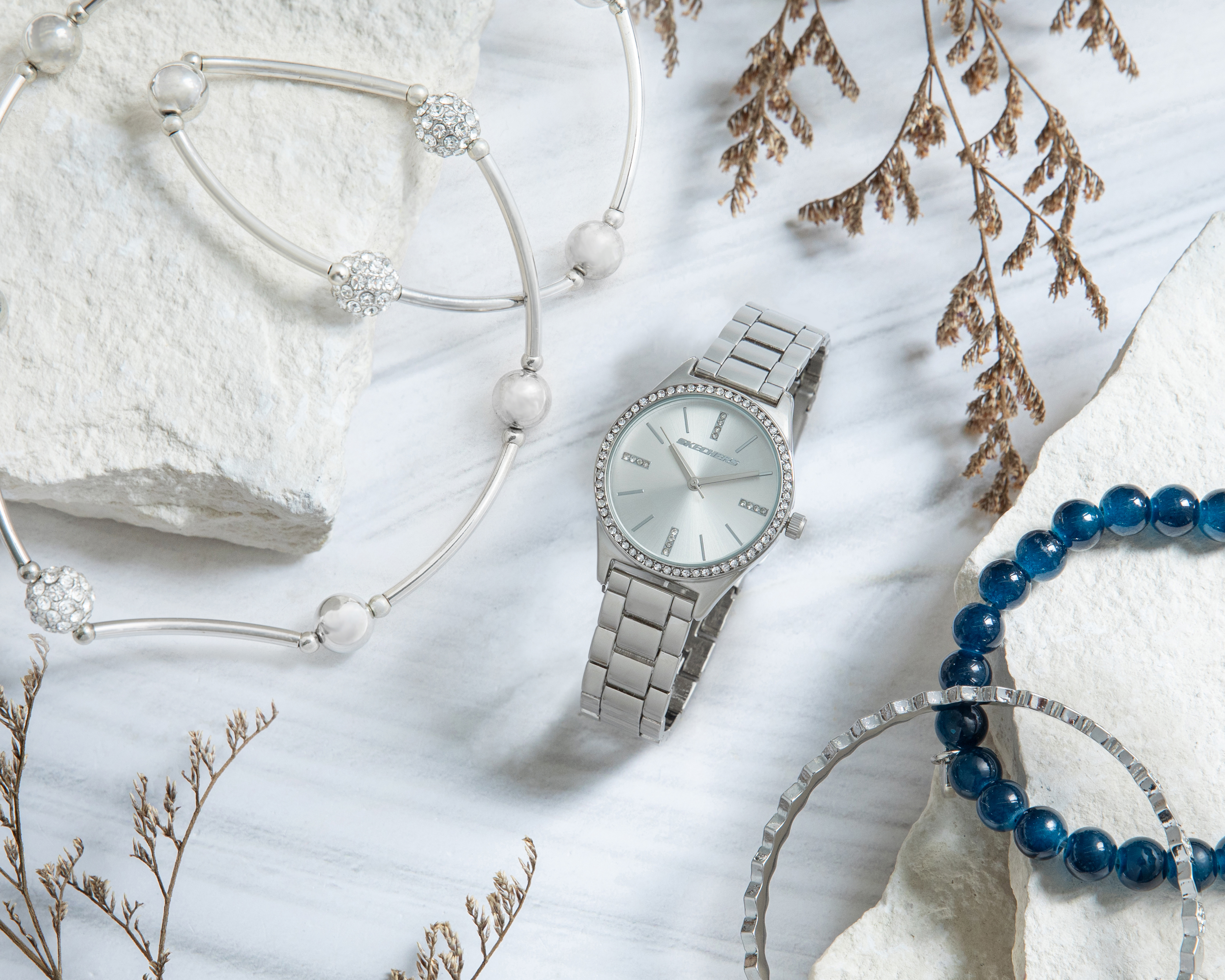 Foto 7 | Foto 7 | Reloj para Mujer Skechers SR9109 con 3 Accesorios