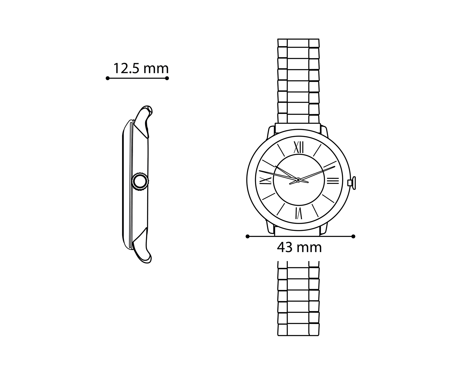 Foto 6 pulgar | Foto 5 | Reloj para Hombre Bulova Plateado 96D155