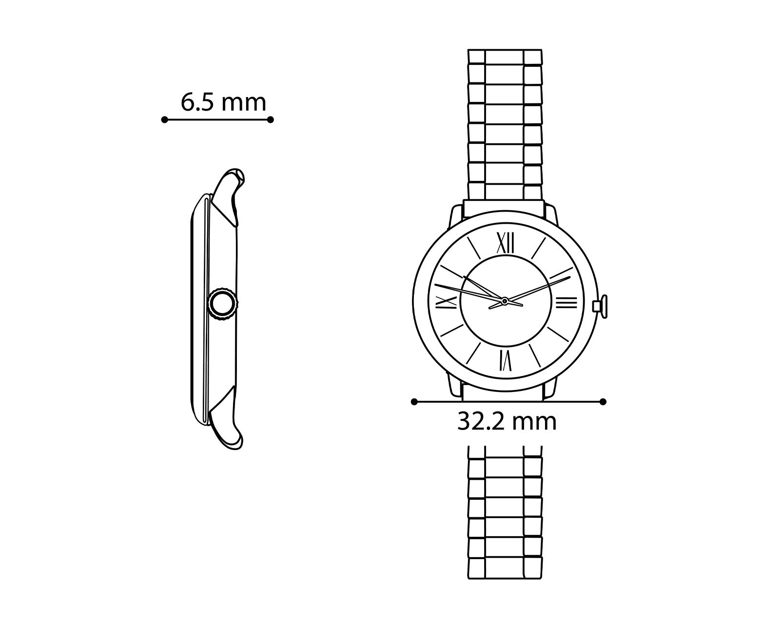 Foto 4 | Foto 4 | Reloj para Mujer Bulova Plateado 96P259