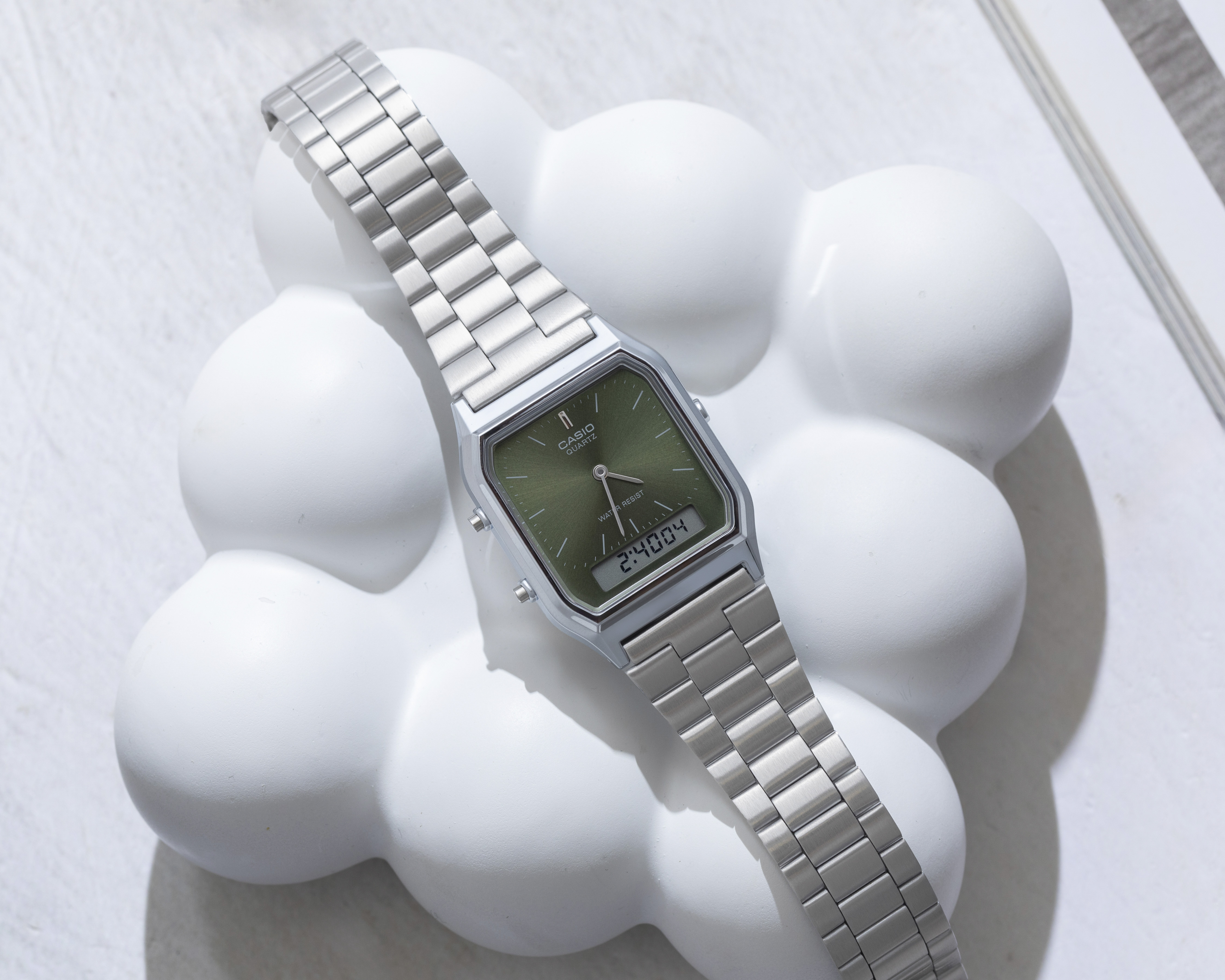 Foto 5 | Foto 5 | Reloj Casio Unisex AQ-230A-3AMQY Plateado
