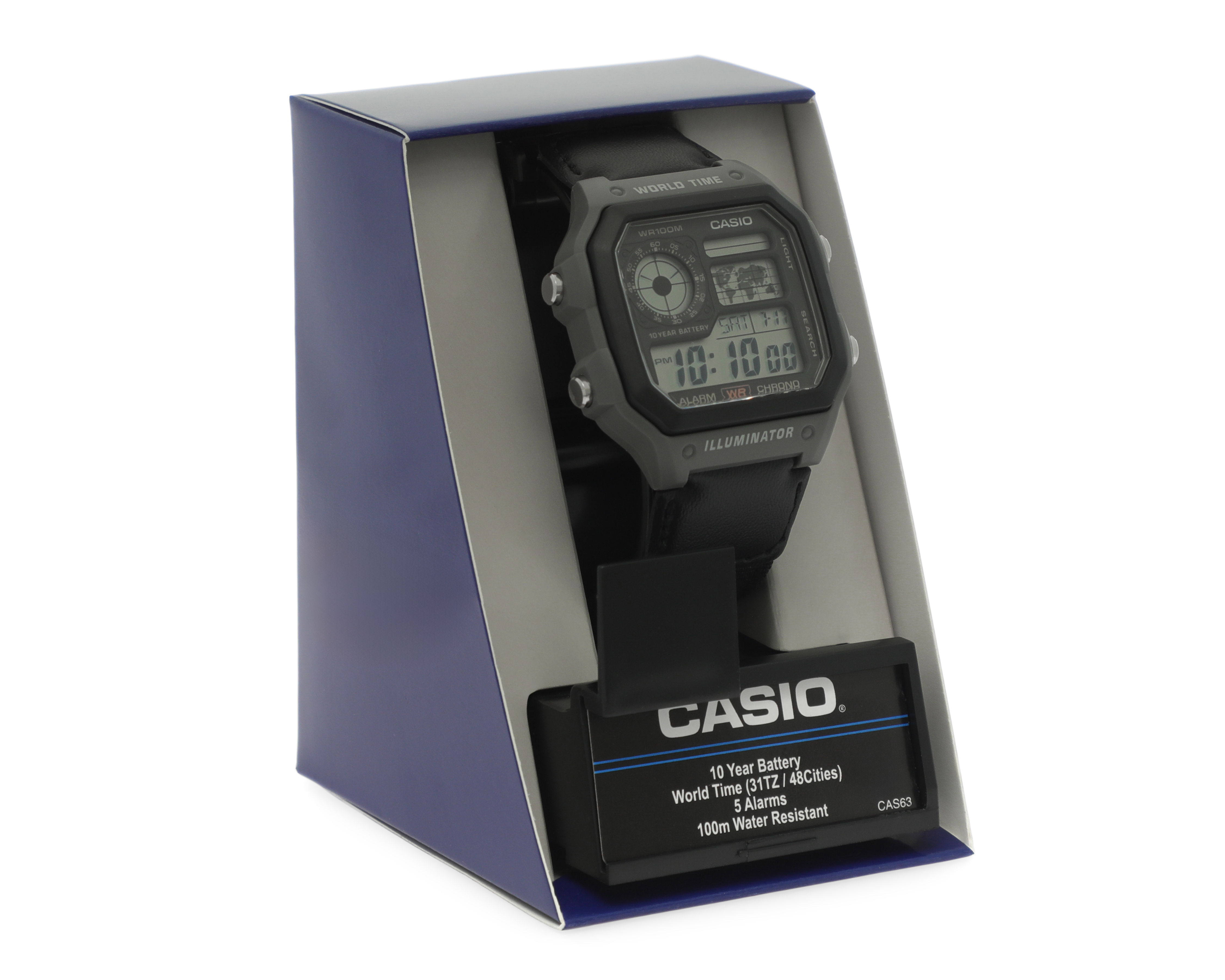 Foto 6 pulgar | Foto 5 | Reloj Casio para Hombre AE-1200WHUB-8AVCF Negro