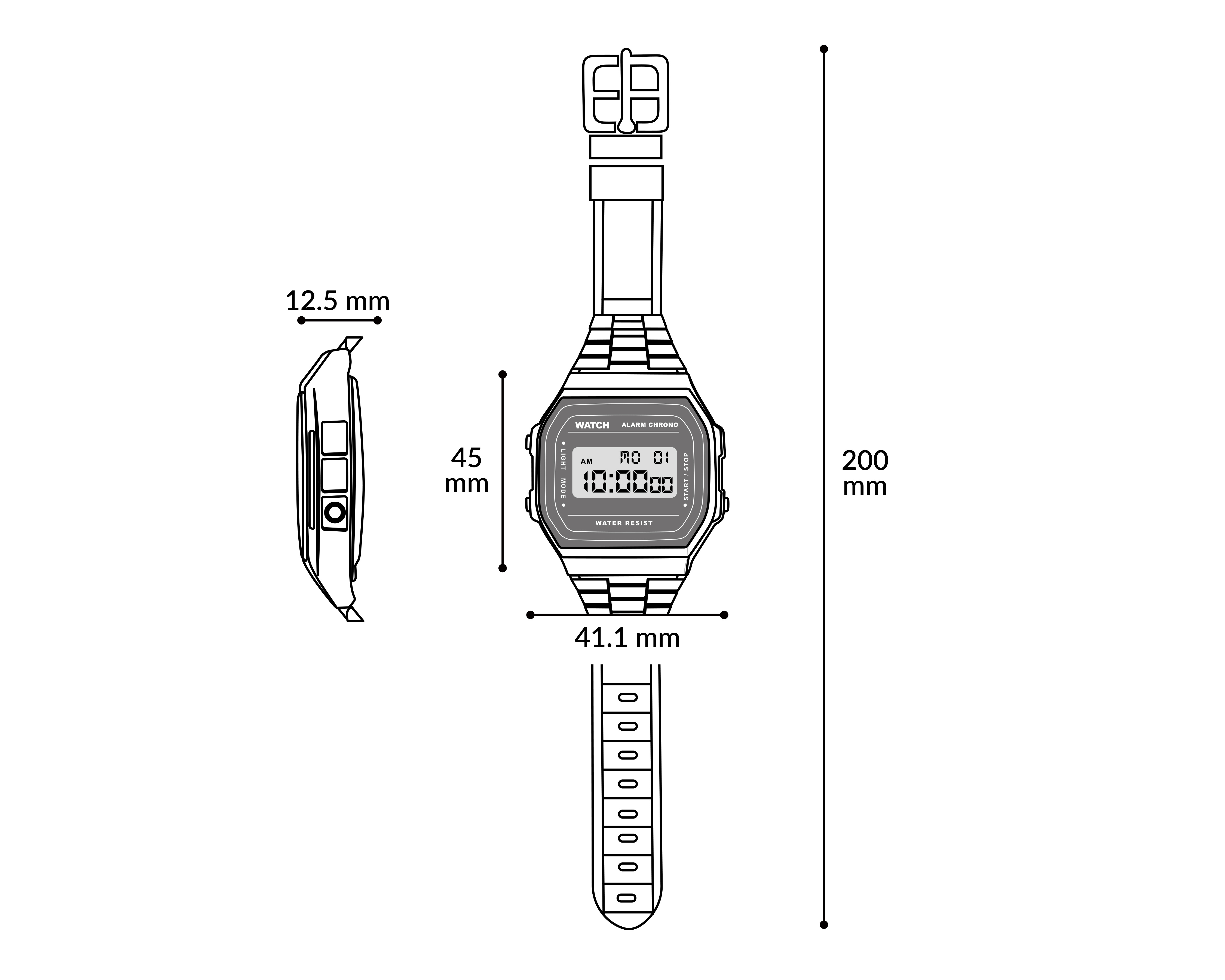 Foto 8 pulgar | Foto 7 | Reloj Casio para Hombre AE-1200WHUB-8AVCF Negro