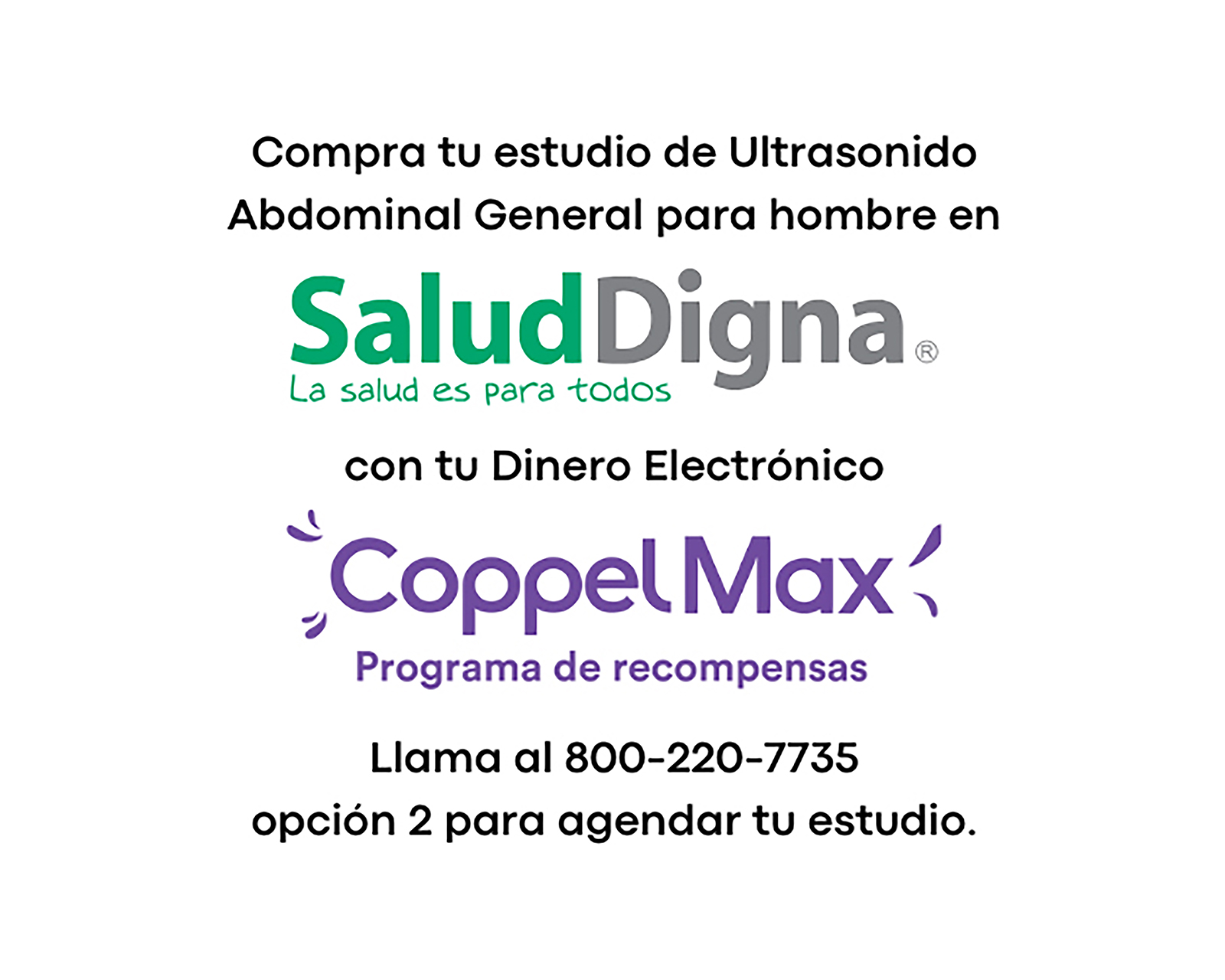 Foto 1 | Foto 1 | Paquete de Estudios Salud Digna Ultrasonido Abdominal General para Hombre