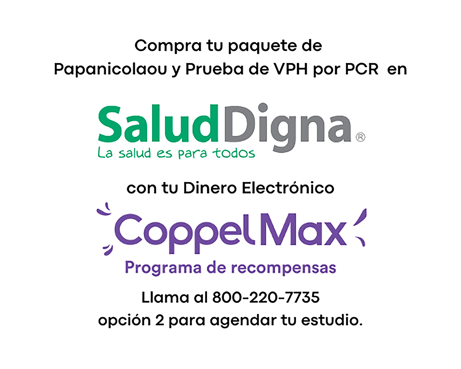 Foto 2 pulgar | Foto 1 | Paquete de Estudio Salud Digna Papanicolaou y Prueba de VPH por PCR
