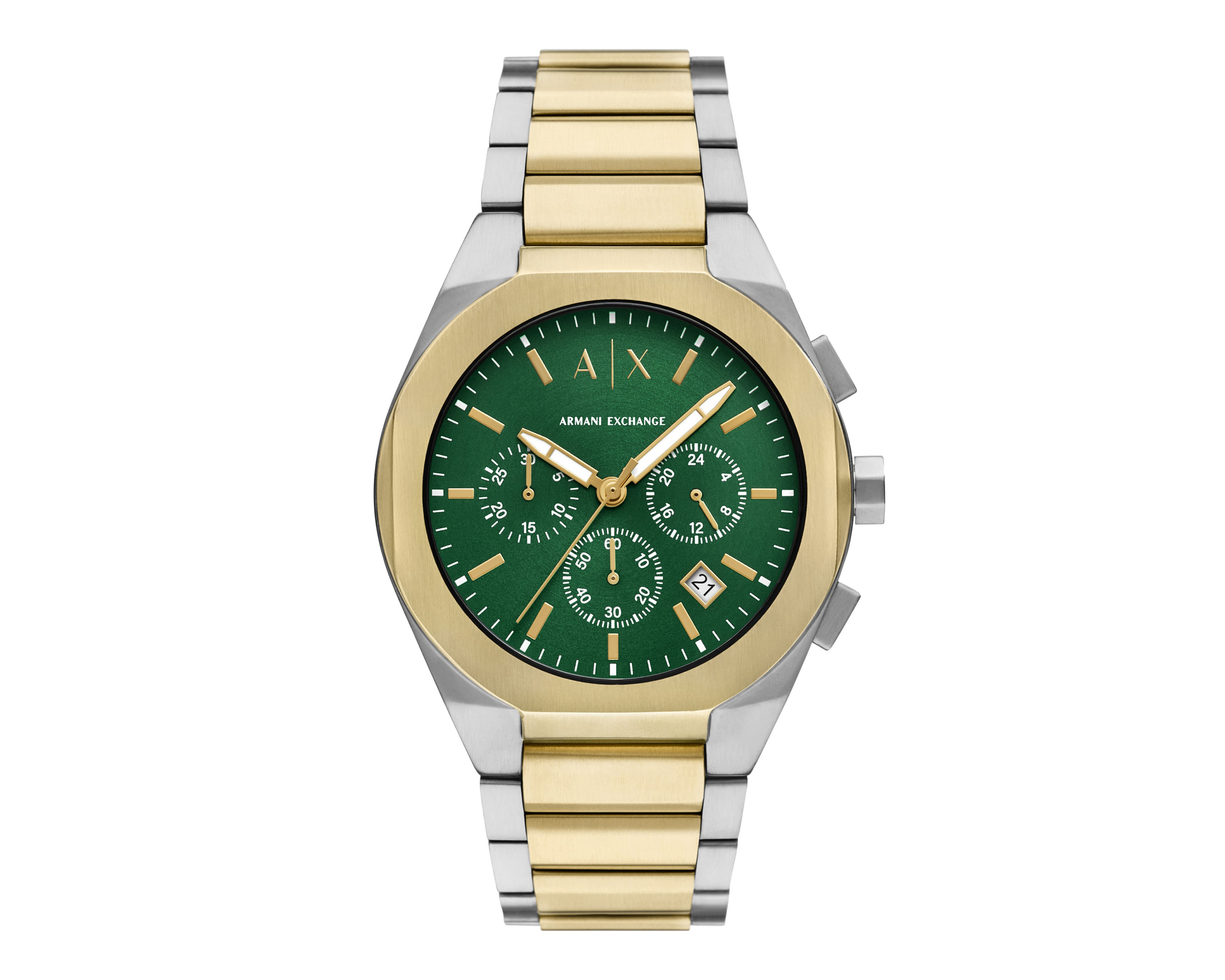 Foto 1 | Foto 1 | Reloj para Hombre Armani Exchange Dorado y Plateado AX4184