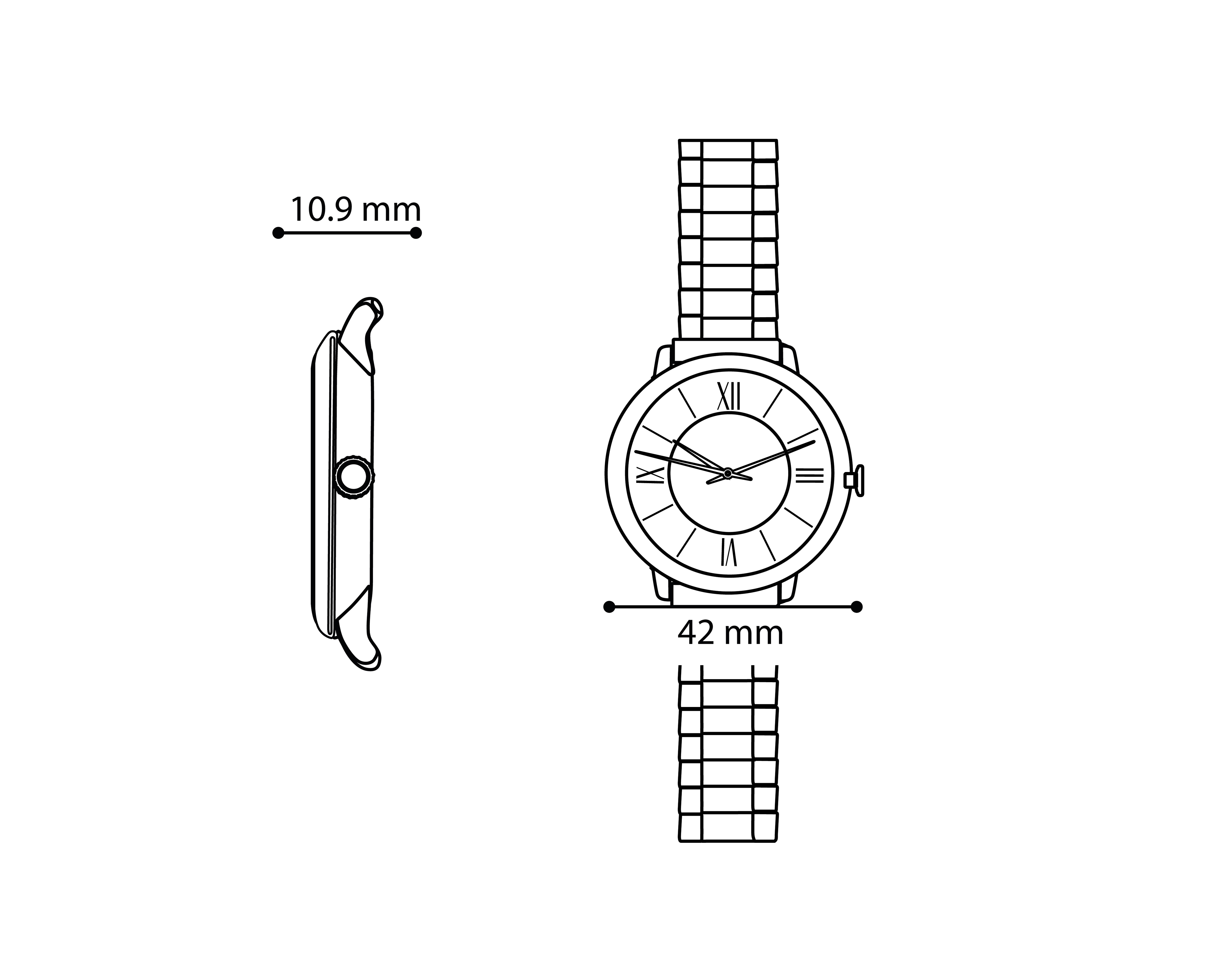 Foto 8 | Foto 8 | Reloj para Hombre Armani Exchange Dorado y Plateado AX4184