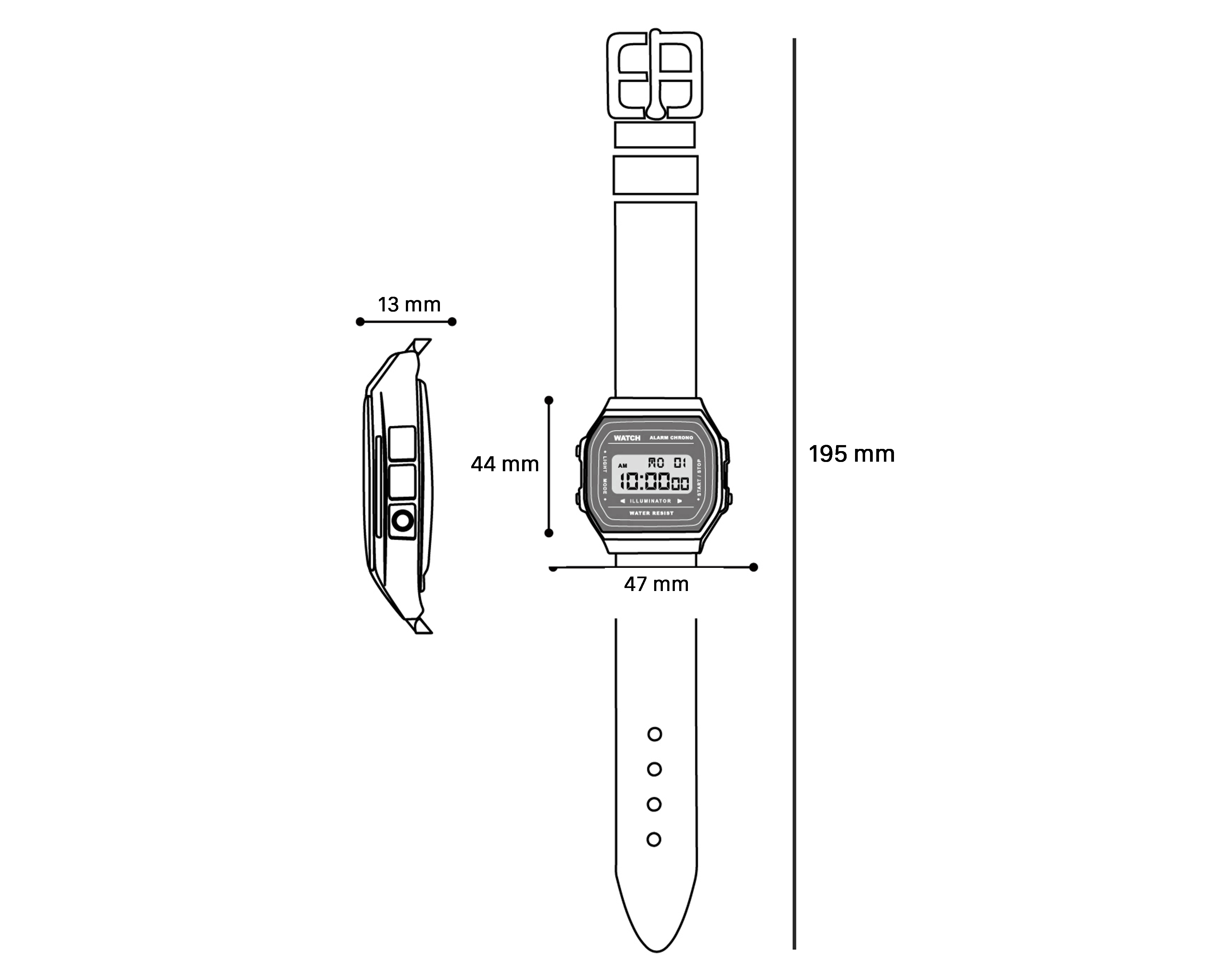 Foto 7 pulgar | Foto 6 | Reloj Casio para Hombre WS-1400H-8BVCF Gris