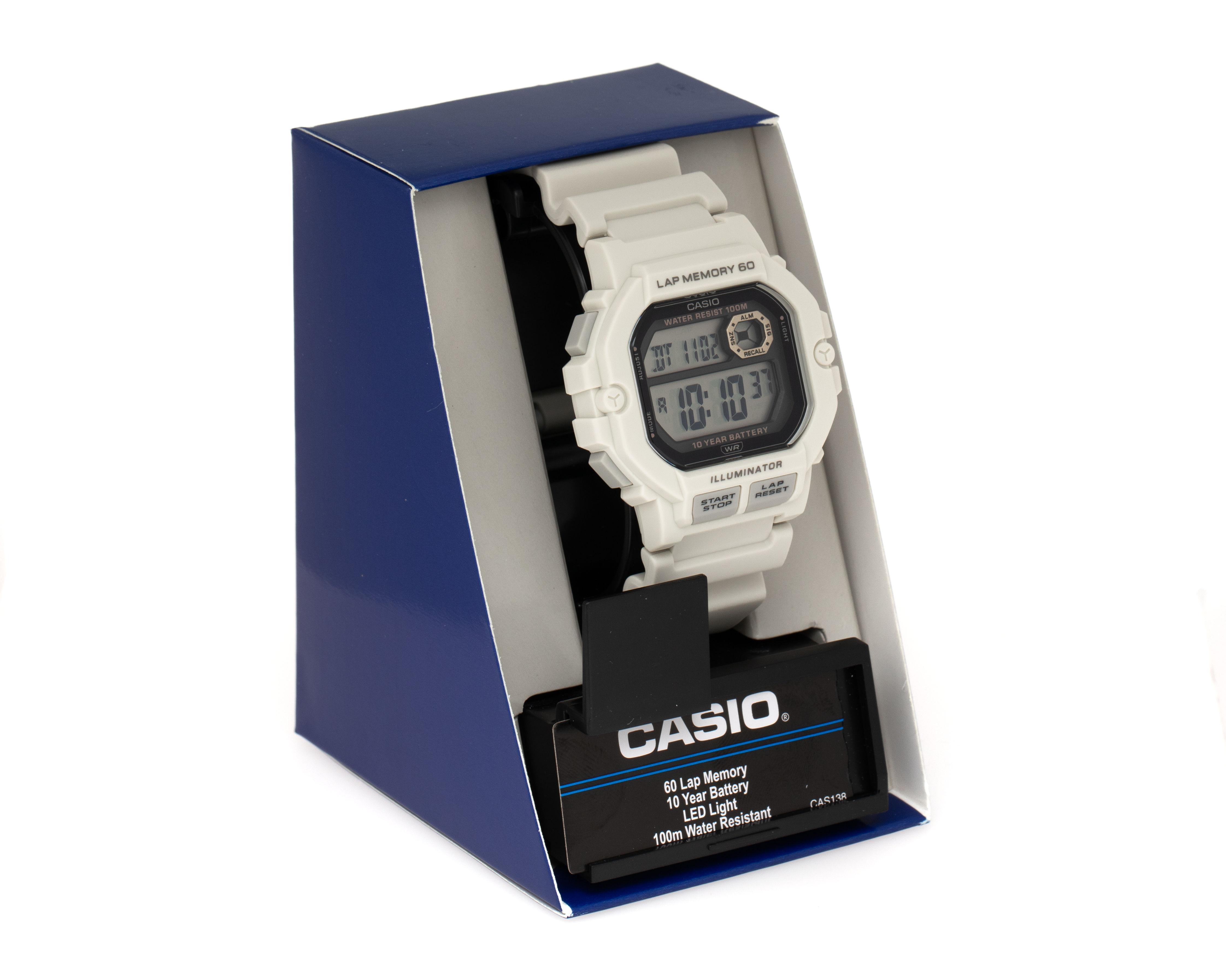 Foto 5 | Foto 5 | Reloj Casio para Hombre WS-1400H-8AVCF Blanco