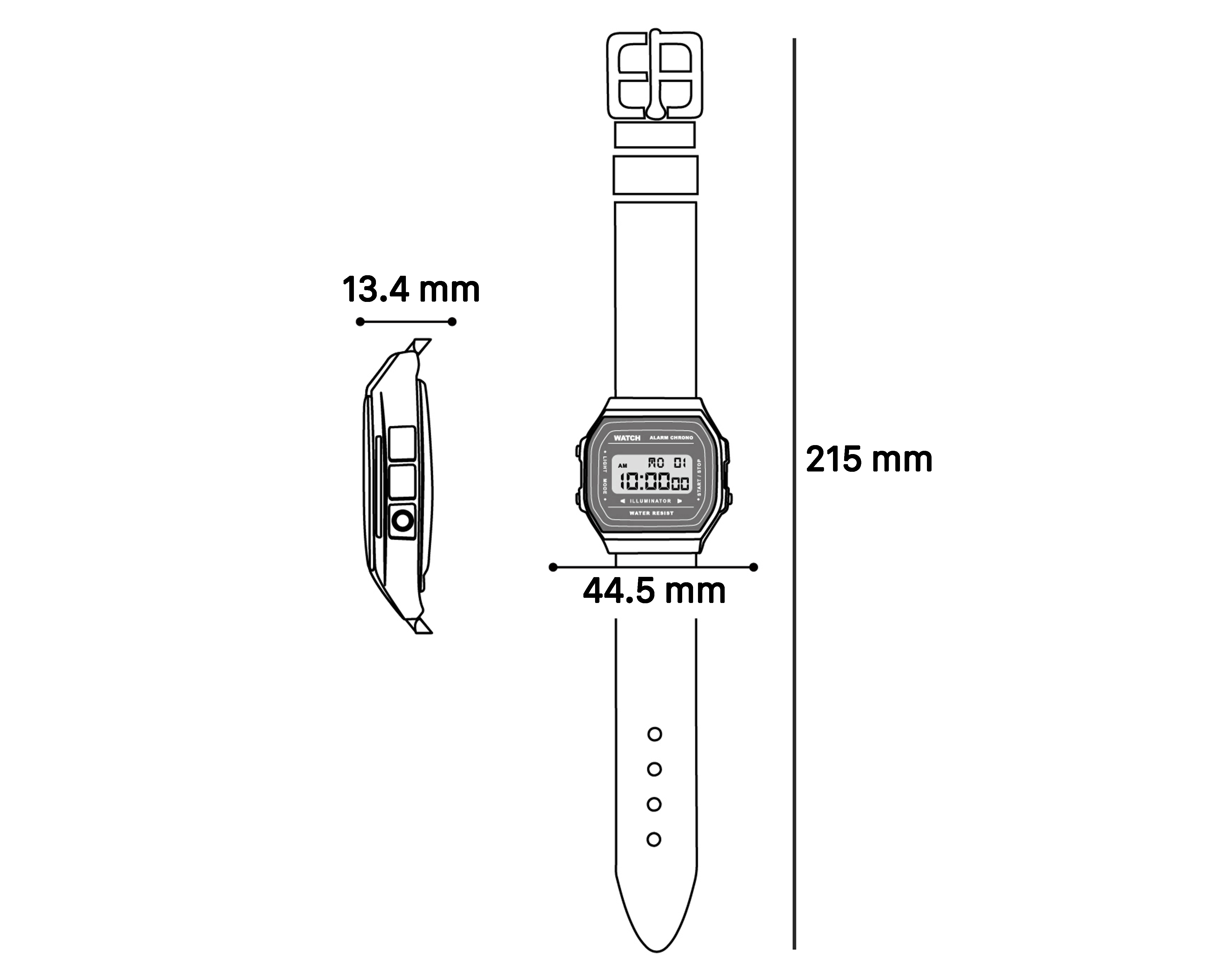 Foto 8 pulgar | Foto 7 | Reloj Casio para Hombre WS-1400H-8AVCF Blanco