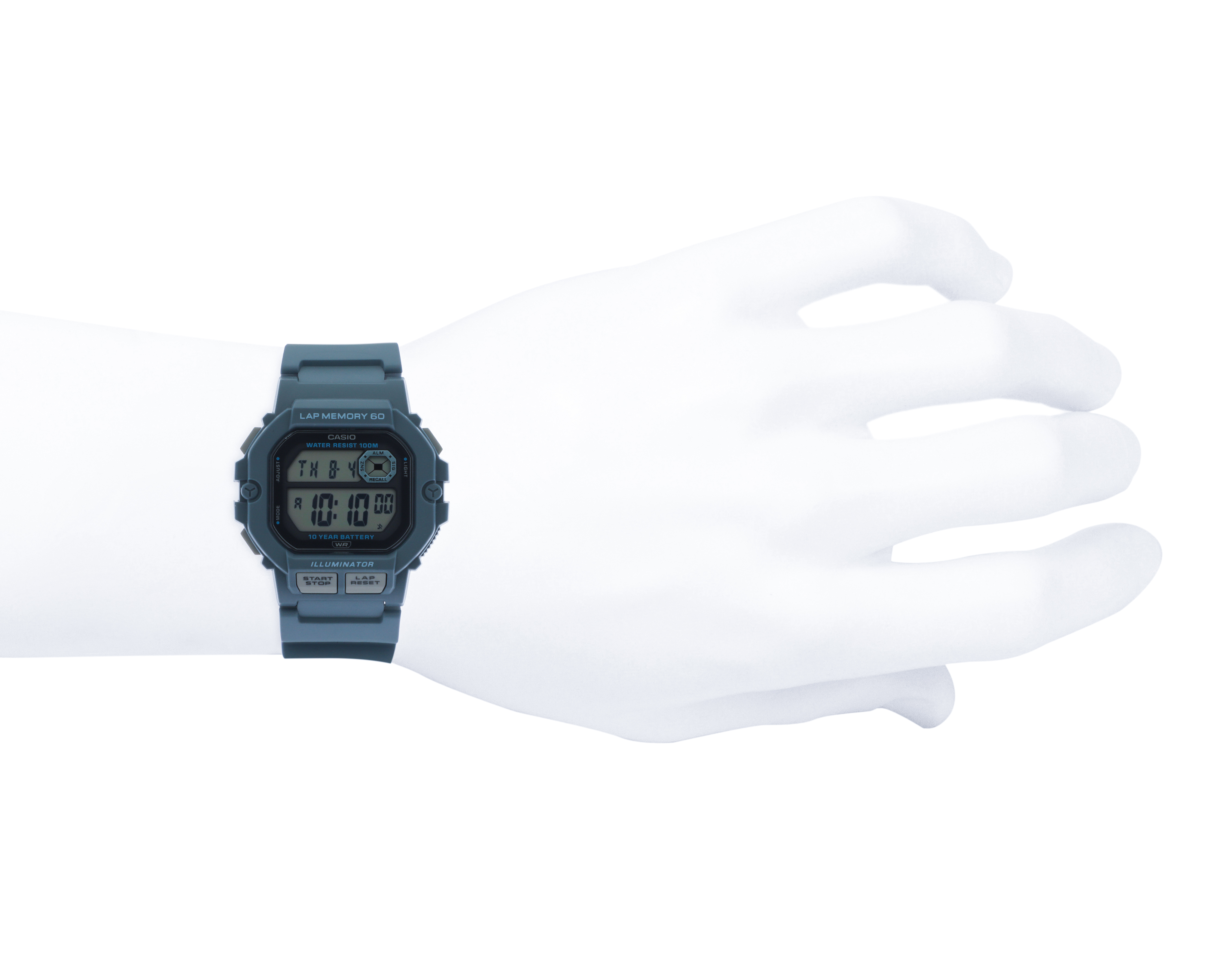 Foto 5 pulgar | Foto 4 | Reloj Casio para Hombre WS-1400H-2AVCF Azul
