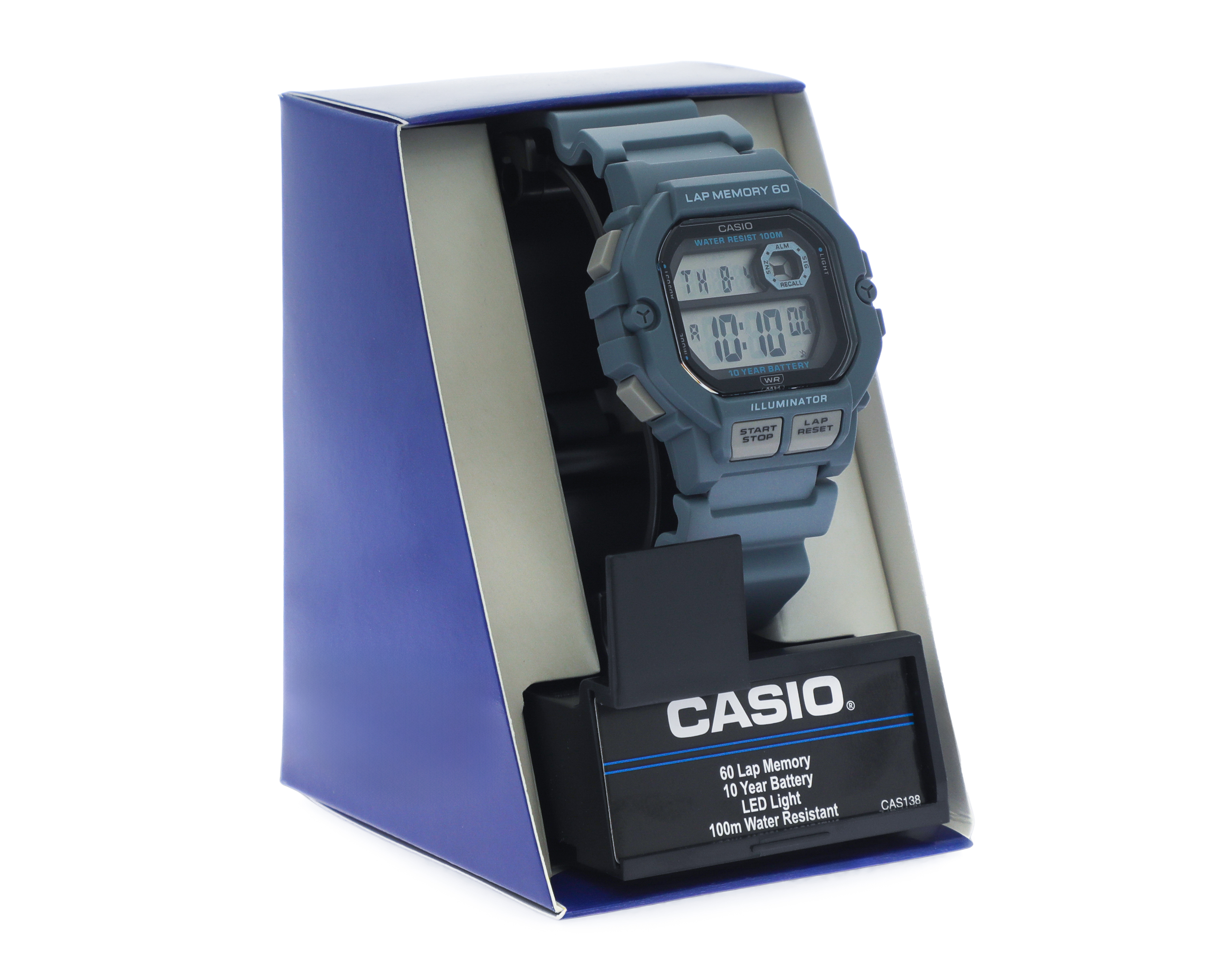 Foto 6 pulgar | Foto 5 | Reloj Casio para Hombre WS-1400H-2AVCF Azul
