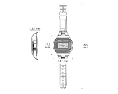 Foto 7 | Foto 7 | Reloj Casio para Hombre WS-1400H-2AVCF Azul