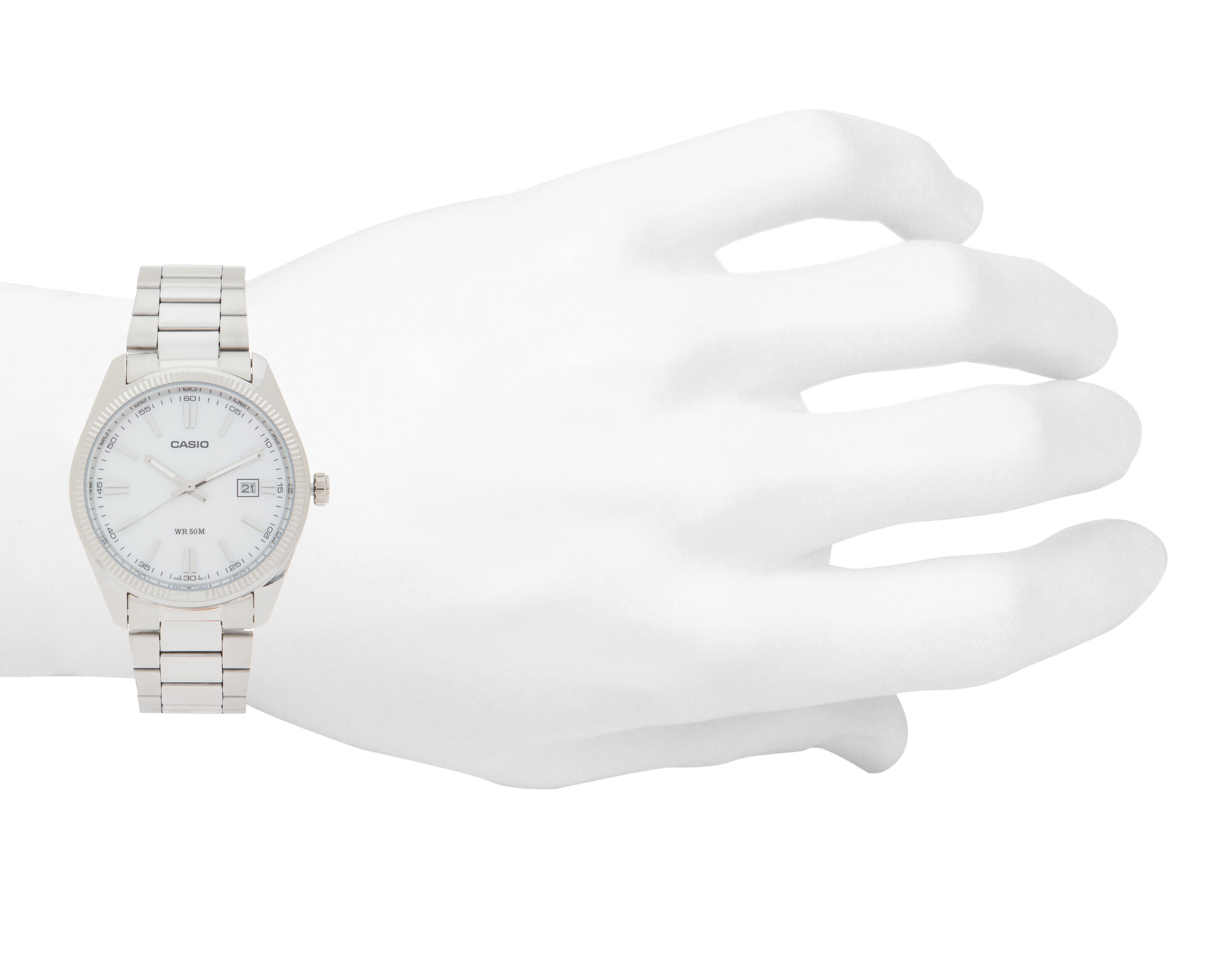 Foto 4 | Foto 4 | Reloj Casio para Hombre MTP-1302PSC-7AVVT Plata