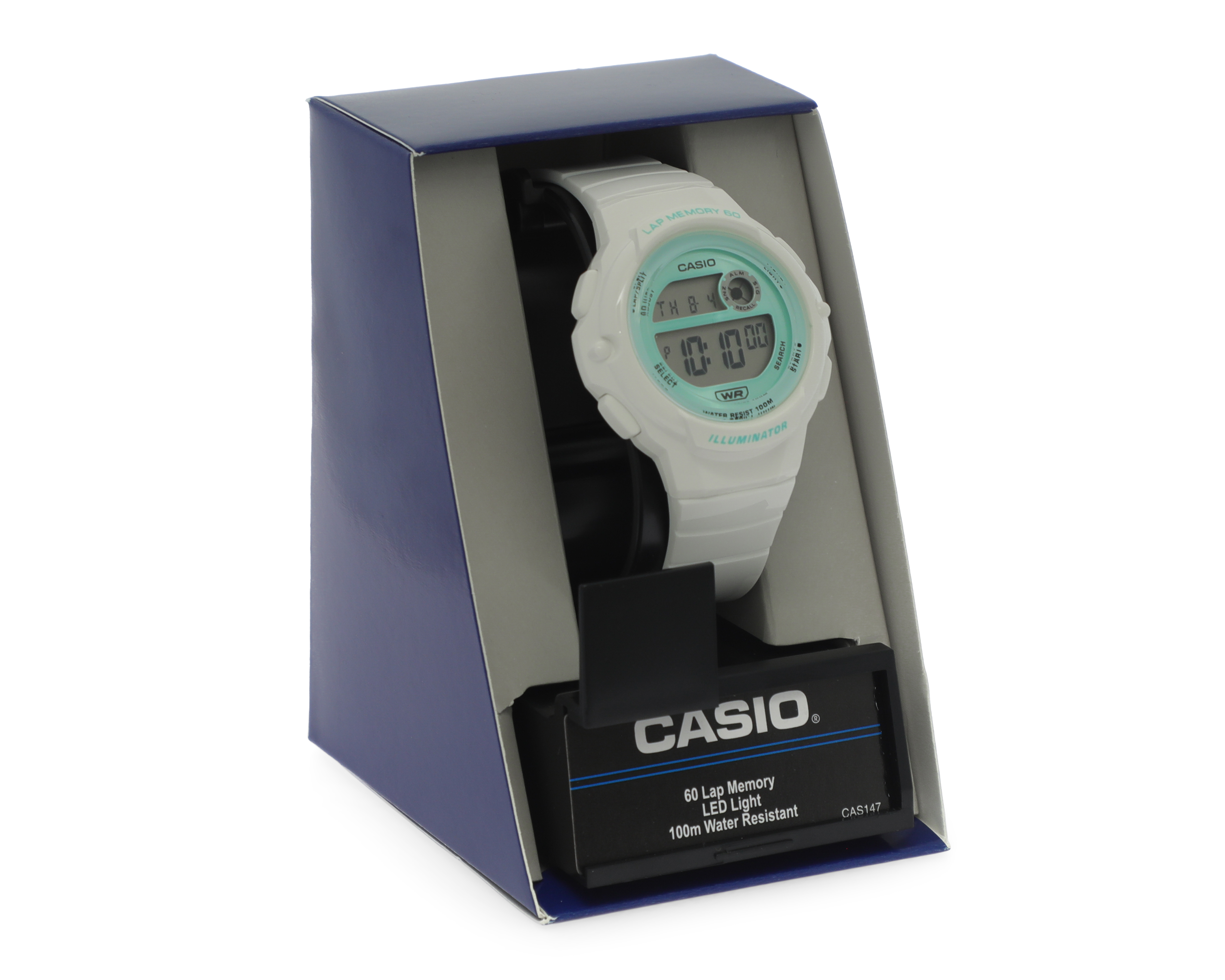 Foto 5 | Foto 5 | Reloj Casio para Mujer LWS-1200H-7A3VCF Blanco