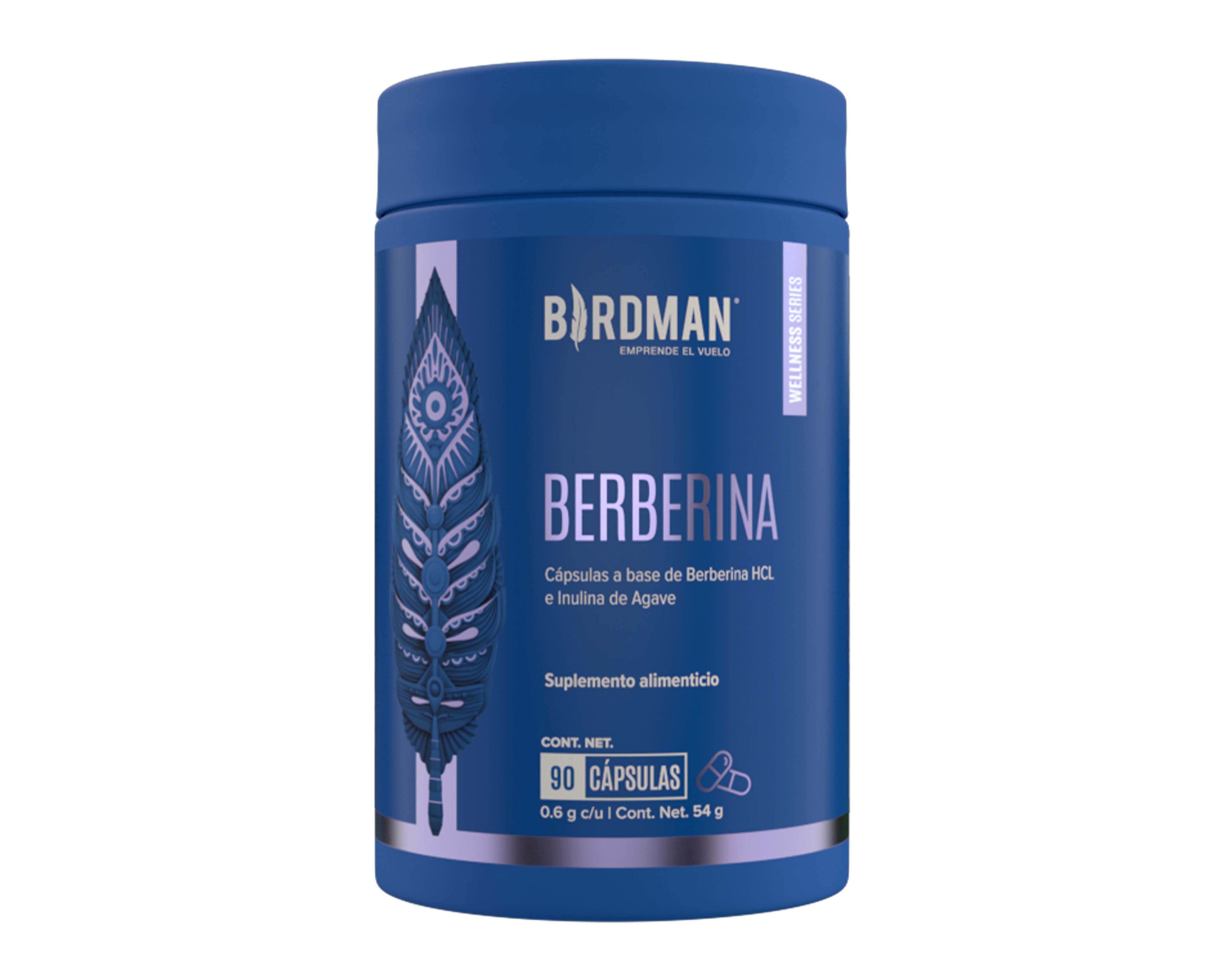 Foto 1 | Foto 1 | Suplemento Alimenticio Birdman Berberina HCL 90 Cápsulas