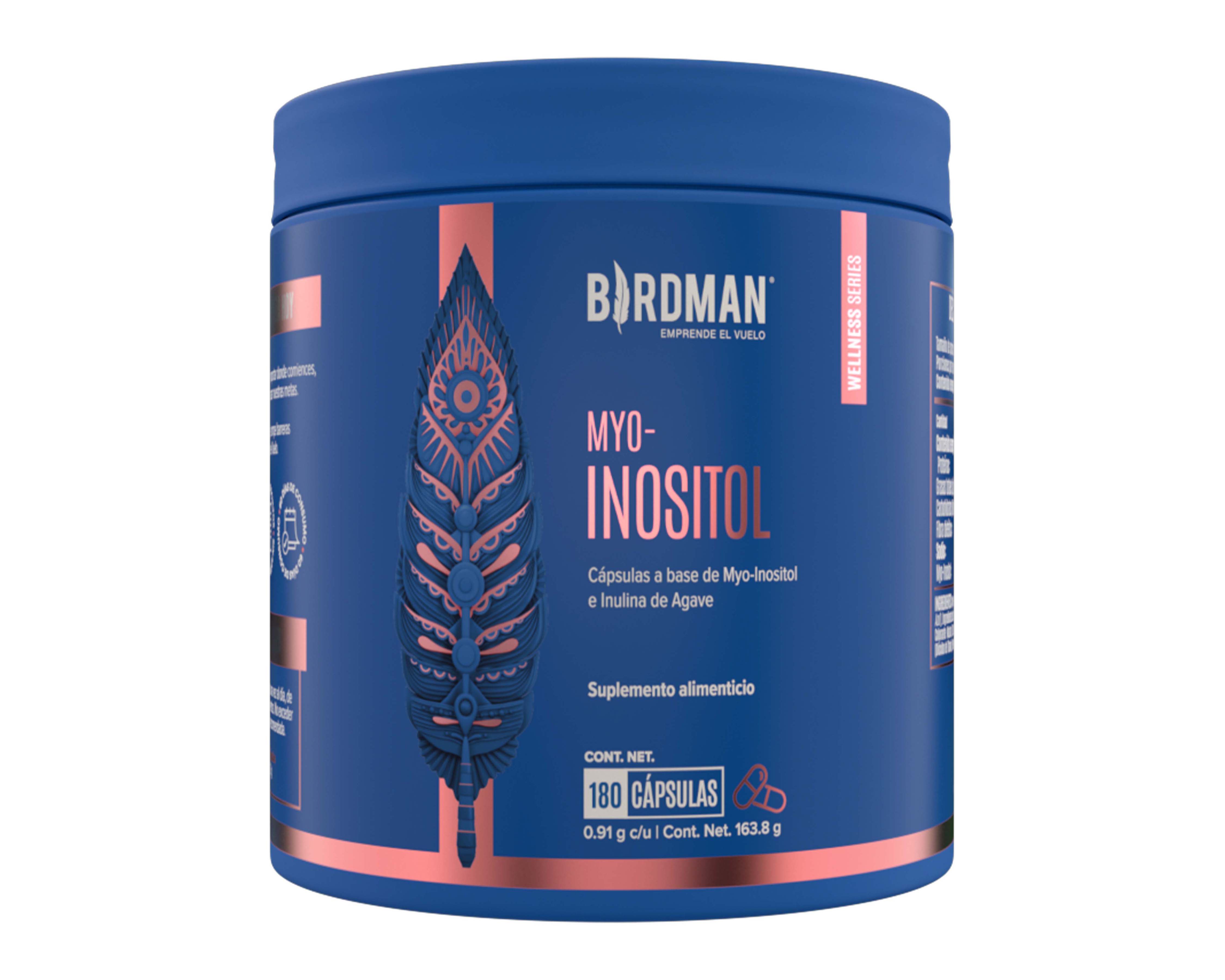 Foto 2 pulgar | Foto 1 | Suplemento Alimenticio Birdman Myo-Inositol 180 Cápsulas